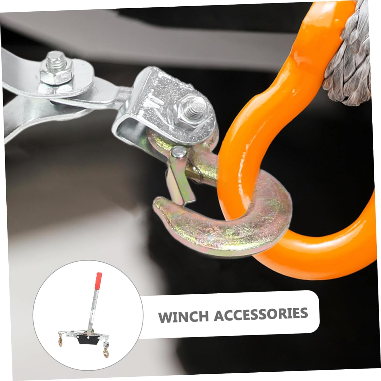 OSOLADY Automotive Cable Tightener Wire Rope Cable Puller Tool Ratchet Tie Down image number 2