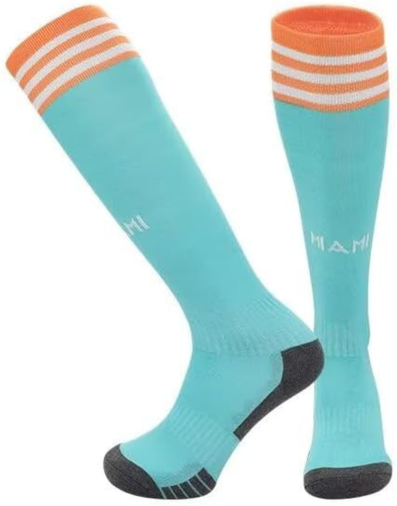 Soccer Jersey Kids,Soccer Jersey for Youth, Football Sportswear Uniforms Suit with Socks, Fans Gift T-Shirt，Messi Club Unisex Jersey