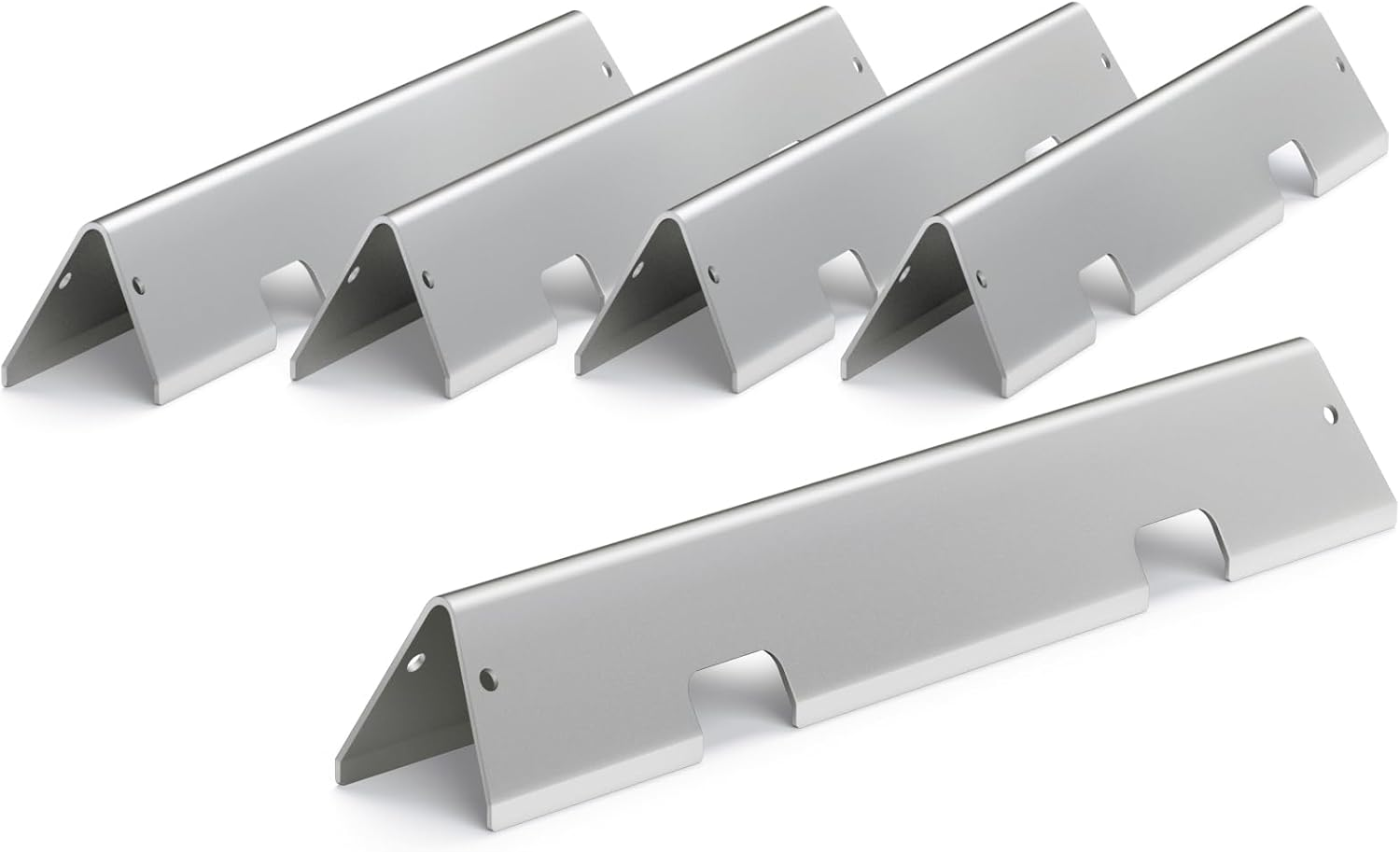 67046 7636 Flavorizer Bars 15.3&rdquo; Replacement for Weber Spirit II E-310 310 300 Grill Parts, Spirit E/S-310 320 330 Parts, 16 GA Stainless Steel Flavor Bars, Weber Spirit GS4 Flame Guards 5 Pack image number 3