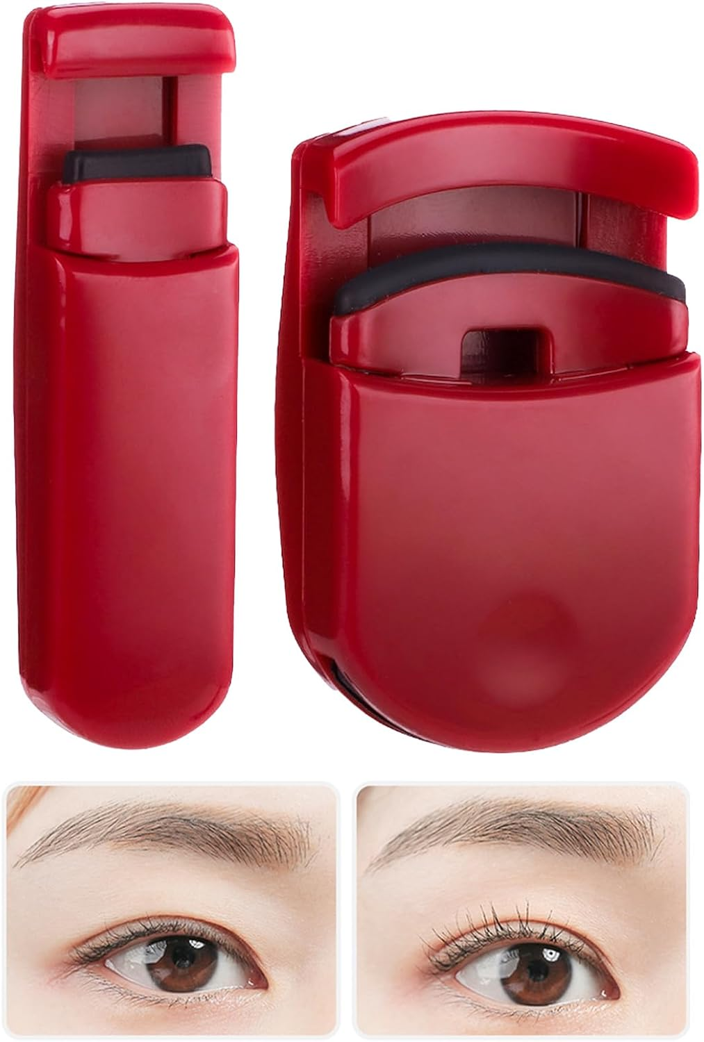 Qkbuza Eye Lash Curler - Eye Lash Curlers for Travel Makeup | Anti-Pinching Eyelash Tool, Natural Curling Effect for Girls Teens Women Family Friends