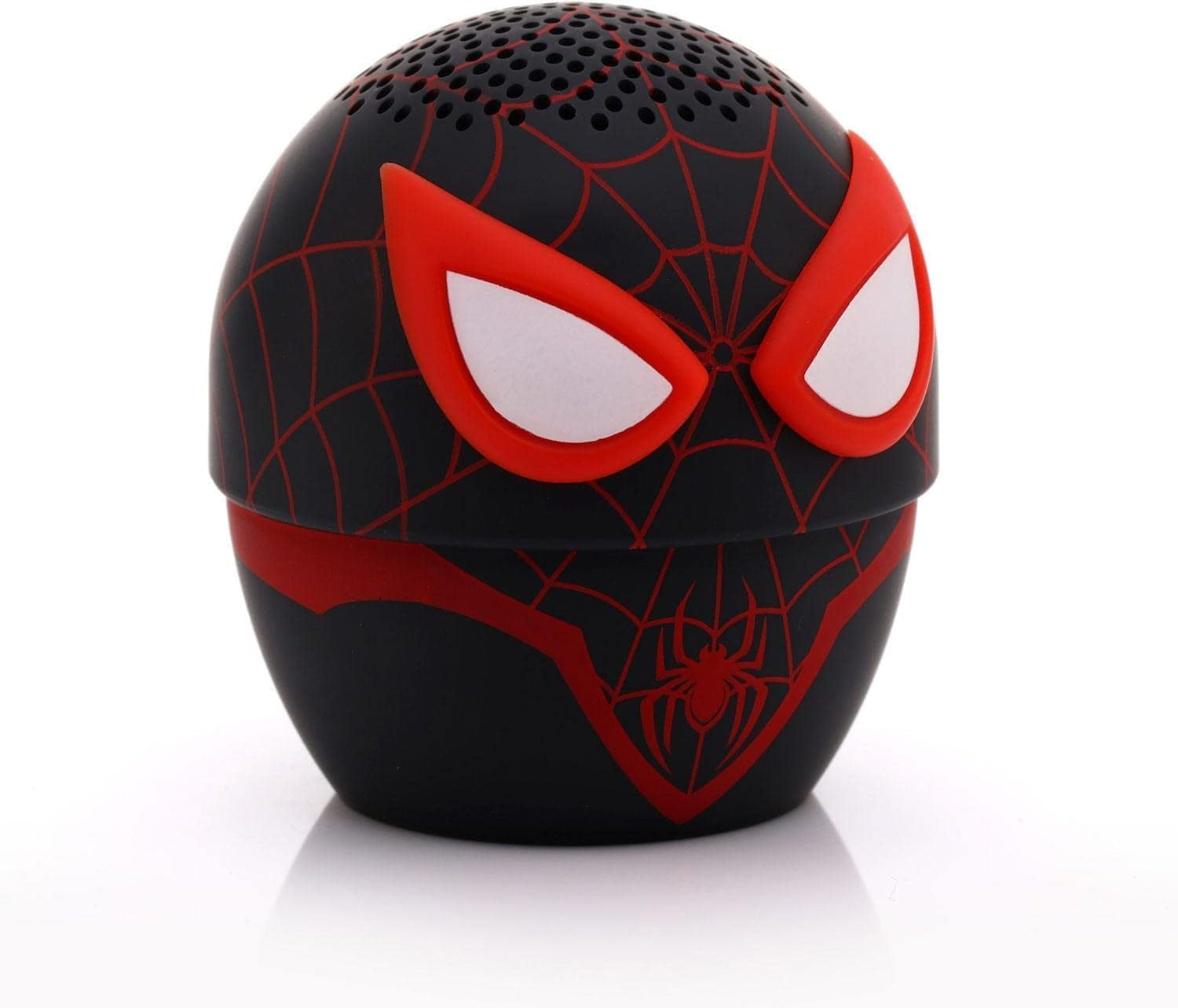 Bitty Boomers Marvel Spiderman Miles Morales Mini Bluetooth Speaker - Portable 3W Wireless Speaker with 9M Range, 4Hrs+ Battery & Stereo Pairing - for Kids, Travel & Spider Verse Fans image number 5
