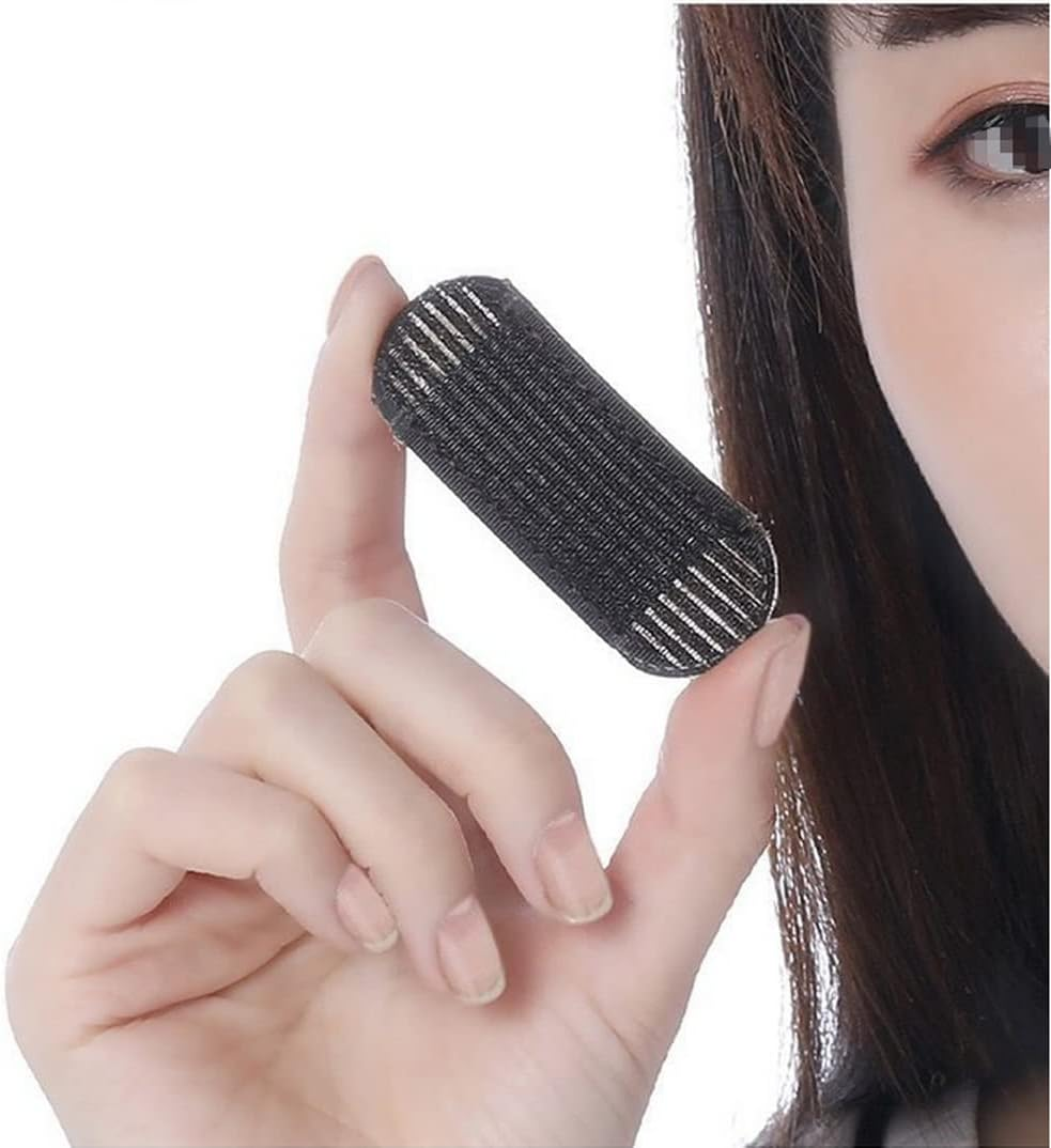 10 Pcs Thin Style Volume Hair Base Insert Bump It up Hair Pads Hair Styling Clip Hair Bun Maker Accessories(Black) image number 1