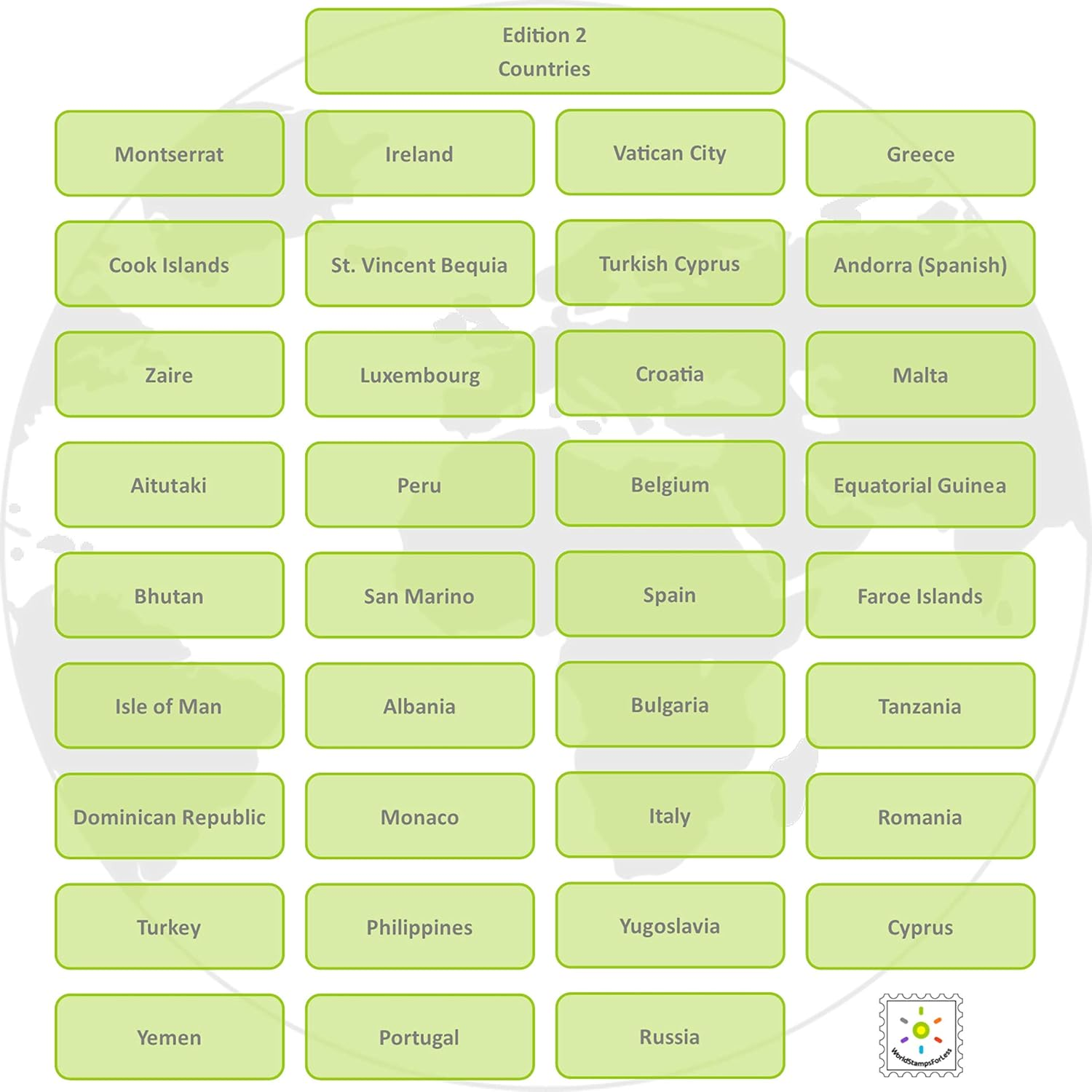 Sondeli Worldwide Stamp Collection Mint (MNH) (Edition 2) image number 2