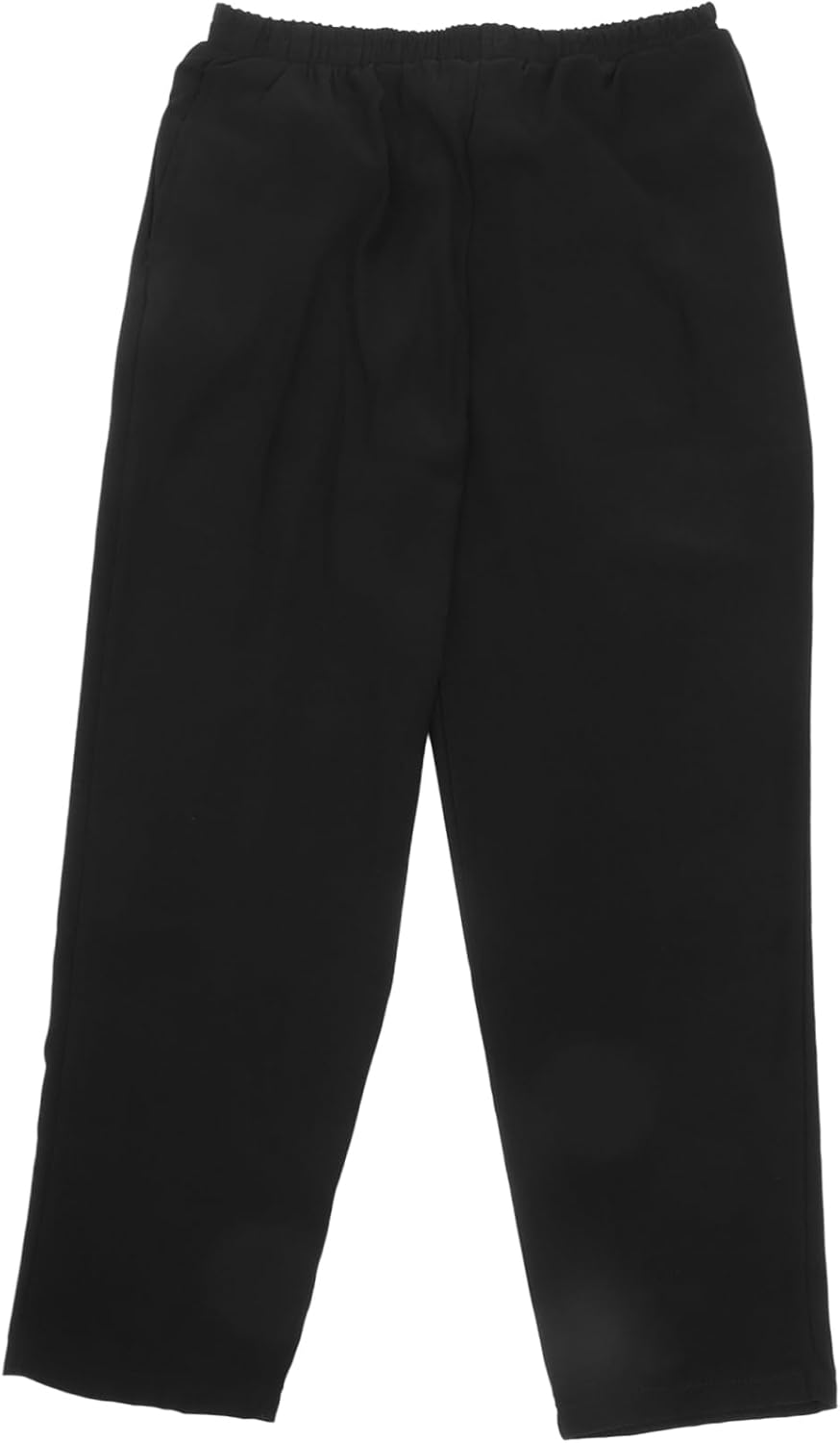 Luxshiny Black Chef Pants, 2 Pocket Baggy Cargo Chef Pants with Drawstring Waist