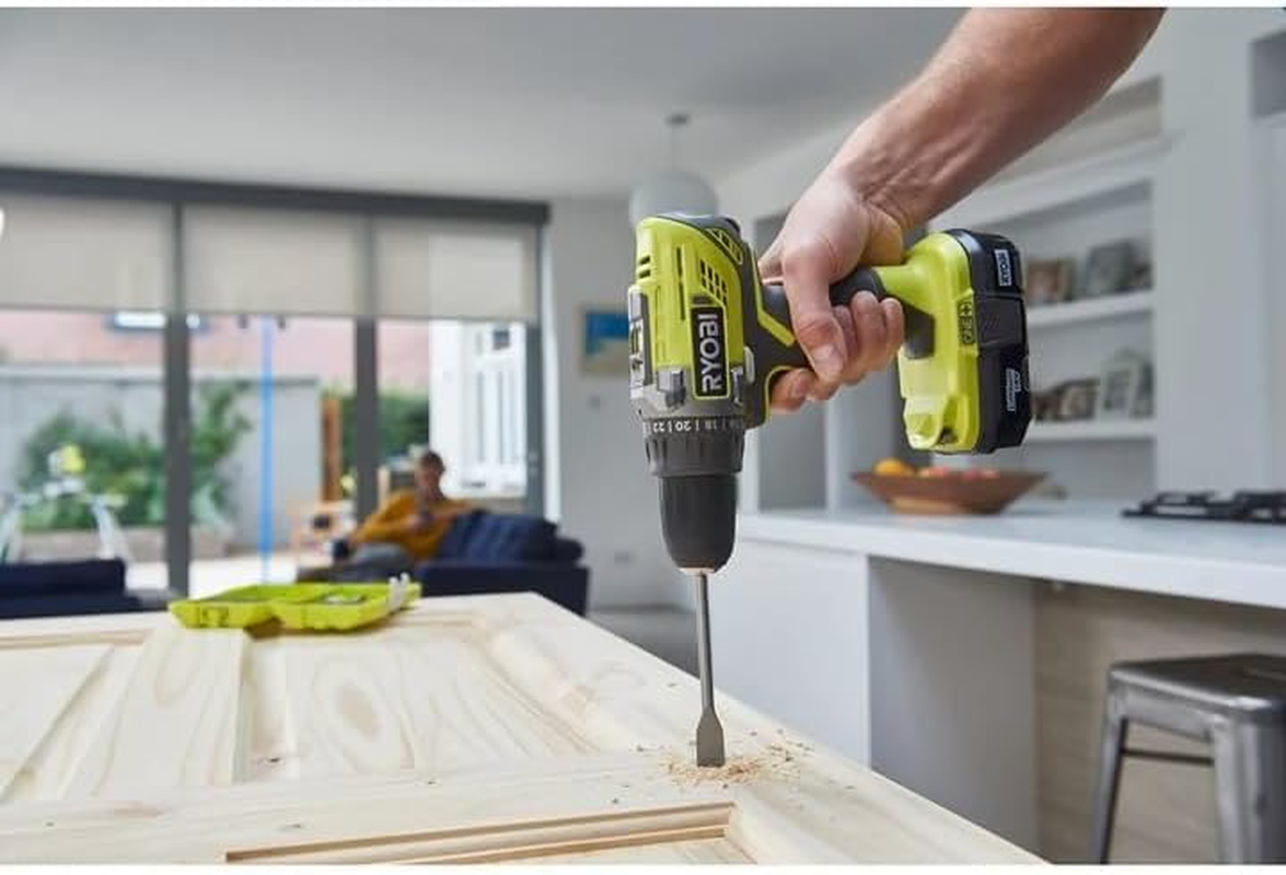 Ryobi ONE+ R18DD3-0 18V Cordless Compact Drill Driver (Body Only), Hyper Green