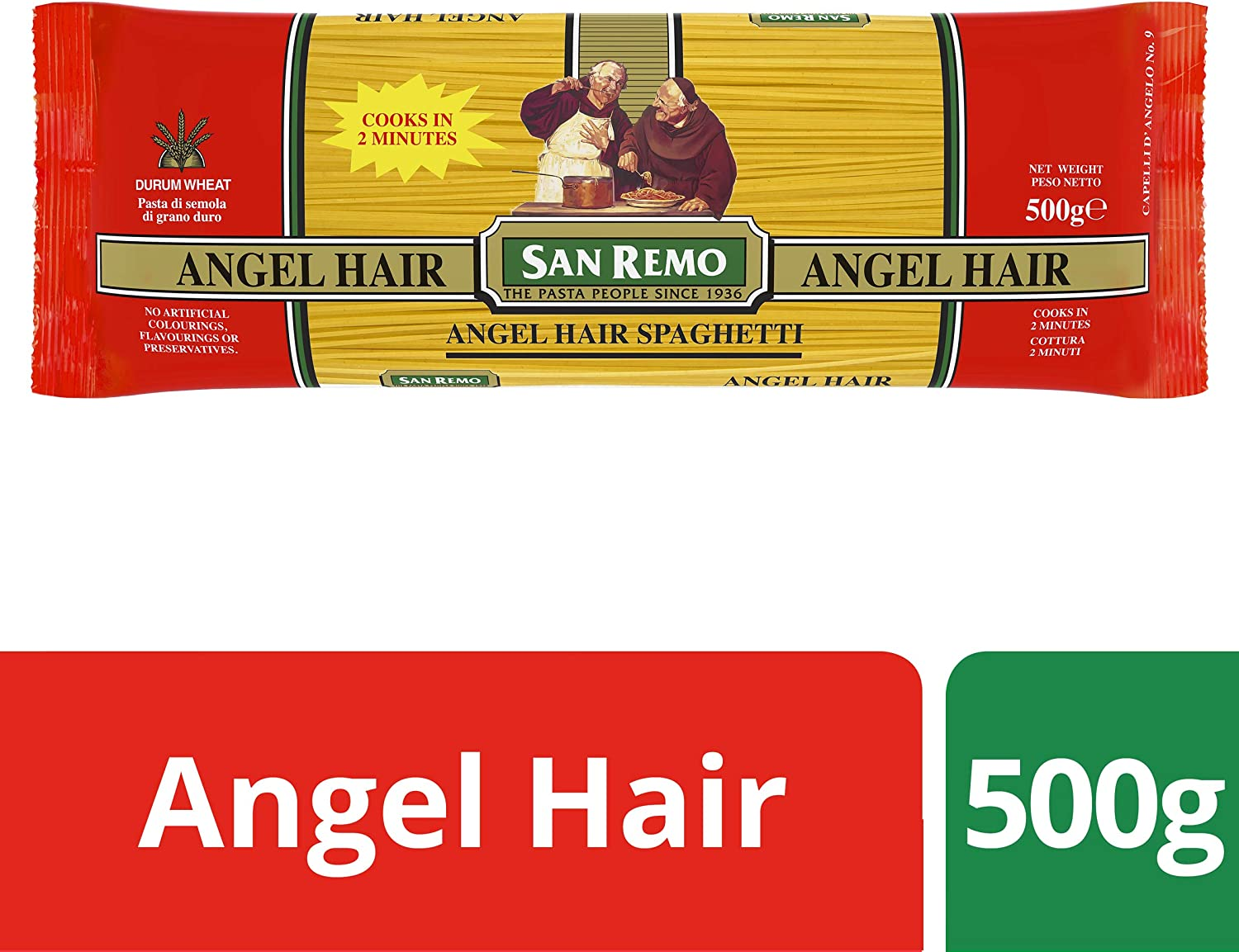 San Remo Angel Hair Spaghetti, 500G image number 2