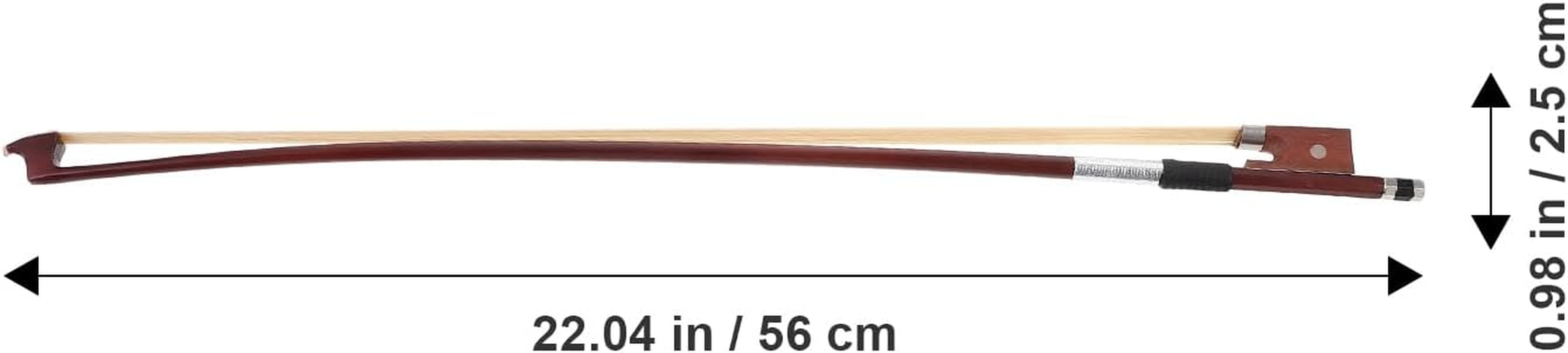 Violin Bow Practice Wood Guitar Accessory Horsehair Violin Bow 1/4 Violin Bow Carbon Fiber Violin Bow Arbor Violin Bows Violin Accessories for Beginners Child Violin Strings Wooden Electric image number 5