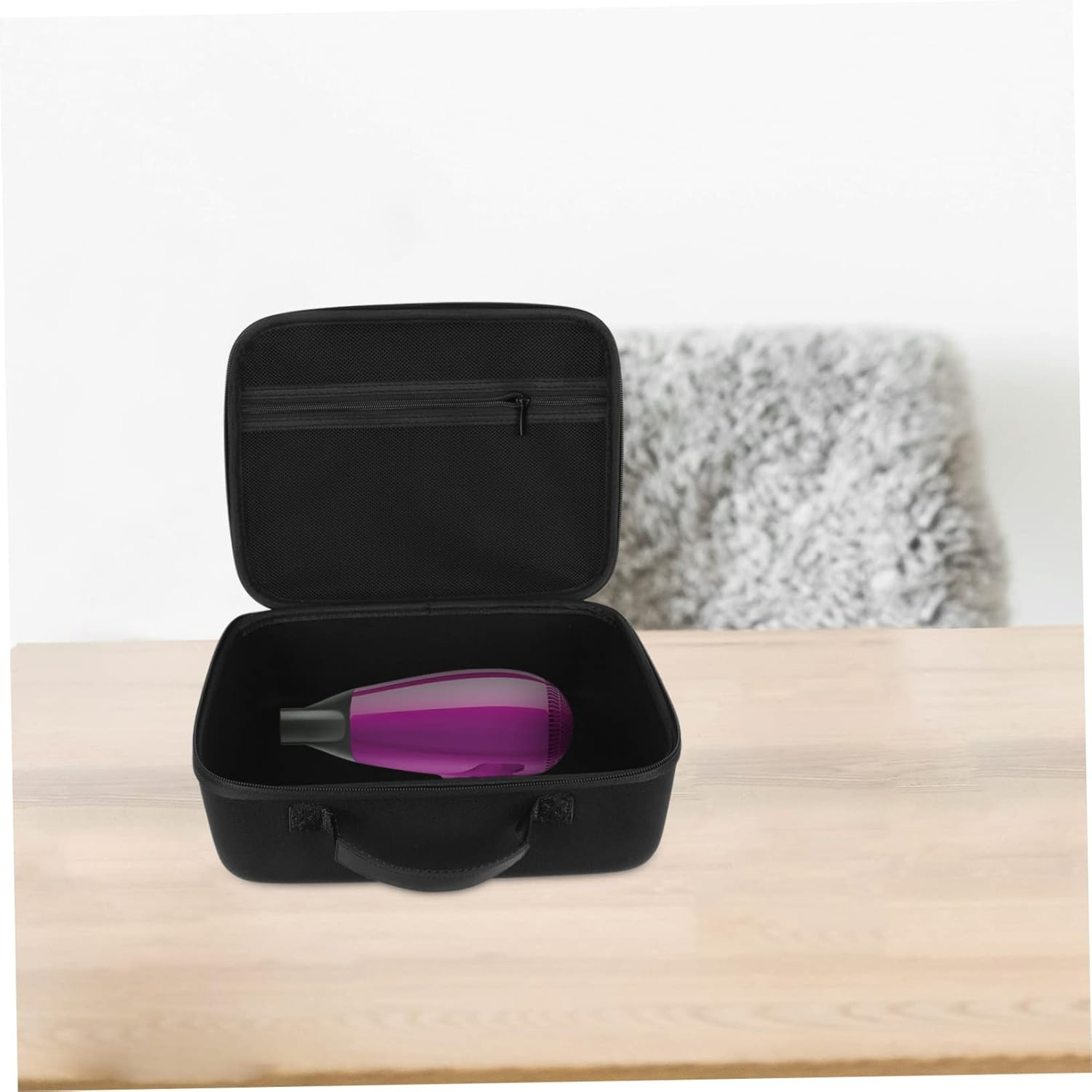 VICASKY Eva Case for Hair Dryer Portable Storage Bag Travel Dryer Holder Splashproof Design image number 2