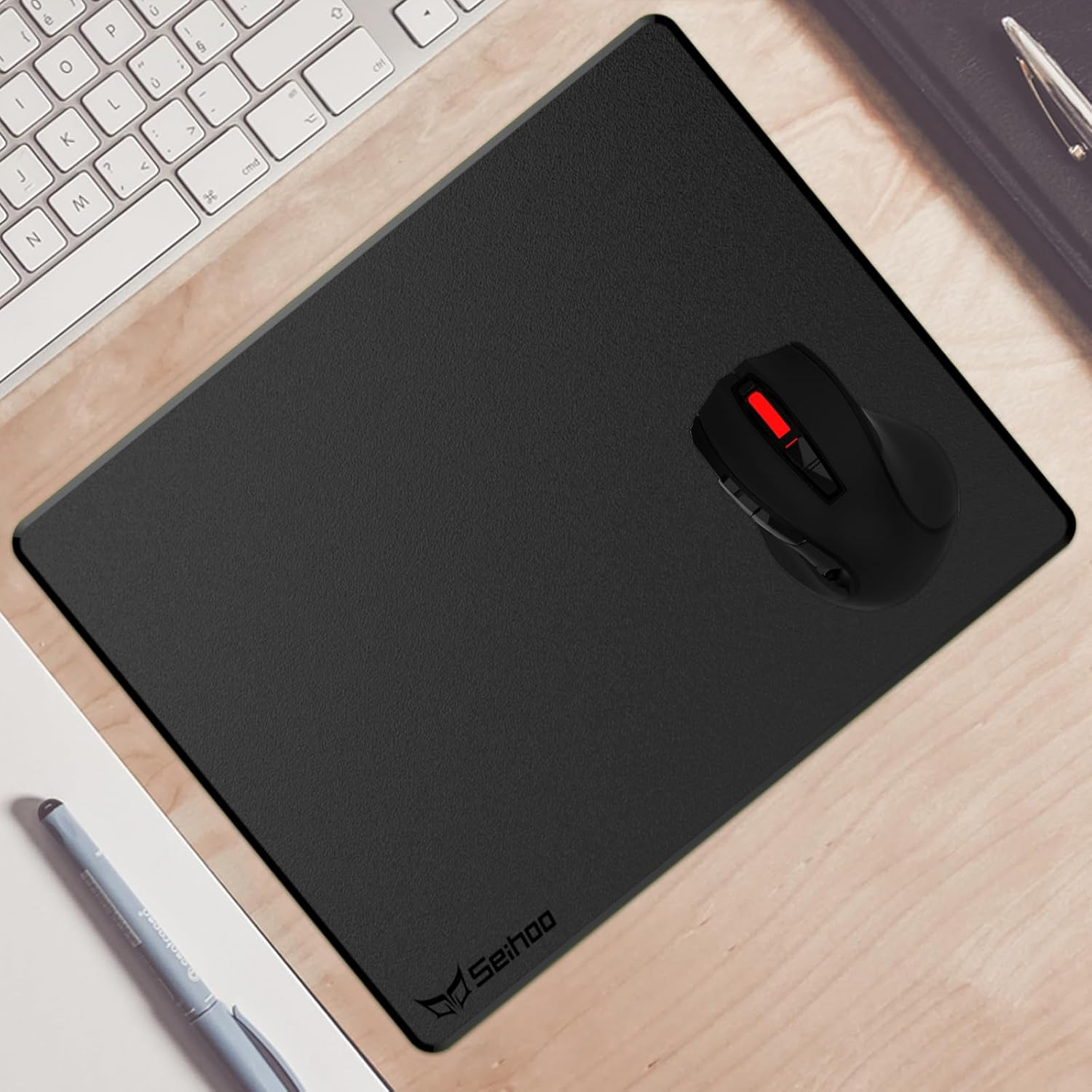 Plastic Resin Hard Mouse Pad Premium Esports Waterproof Ultra Smooth No Irritating Smell Environment Fast and Accurate Control for Office and Gaming Laptop(11.81X9.45In) image number 4