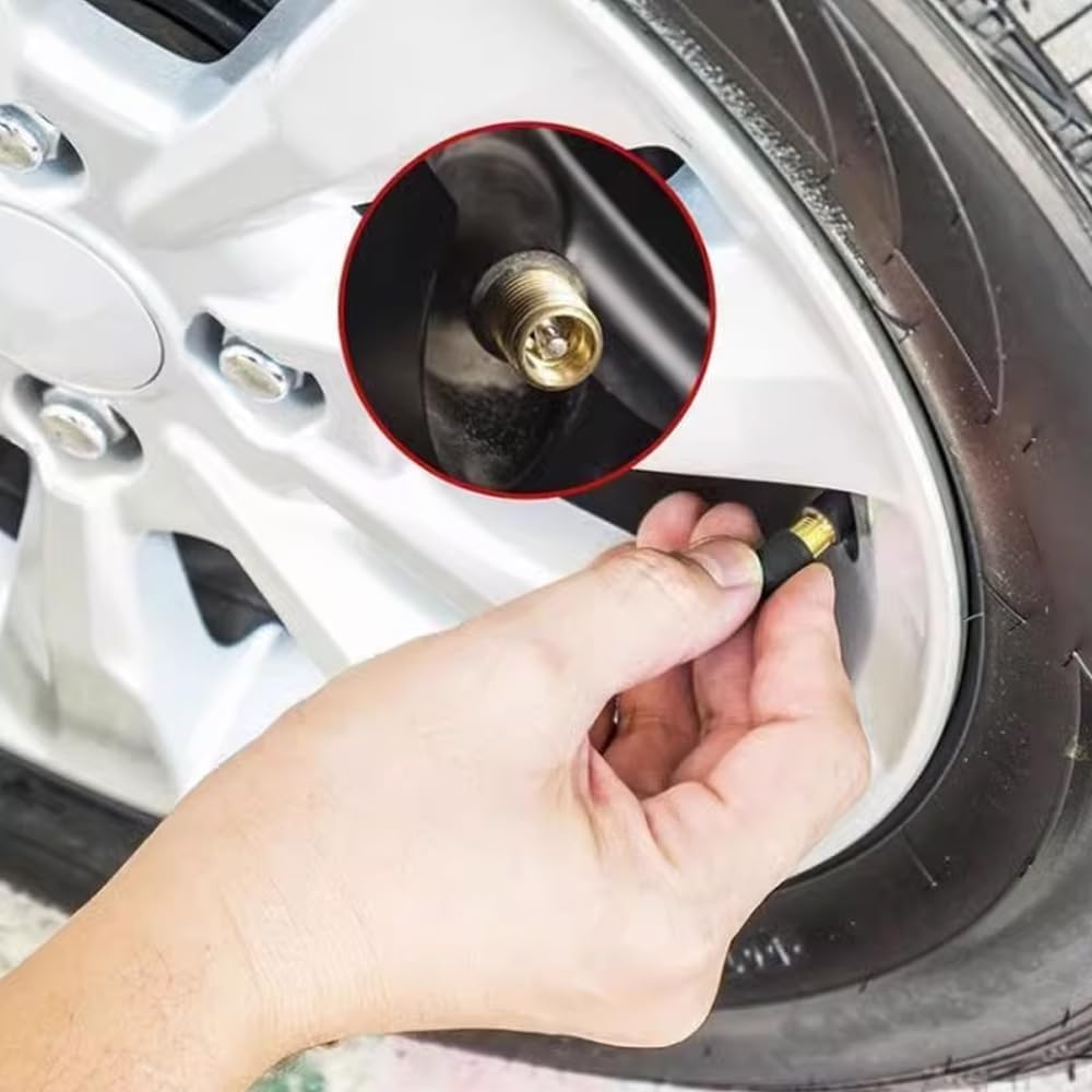 TR414 Black Rubber Snap-In Tire Valves, 10Pcs TR414 Snap-In Black Rubber Tire Valve Stems,Tr414 Tire Valve Stems Rubber Snap-In Short Black Tire Valve Stem,Tr414 Rubber Short Snap-In Tire Valve Stems image number 4