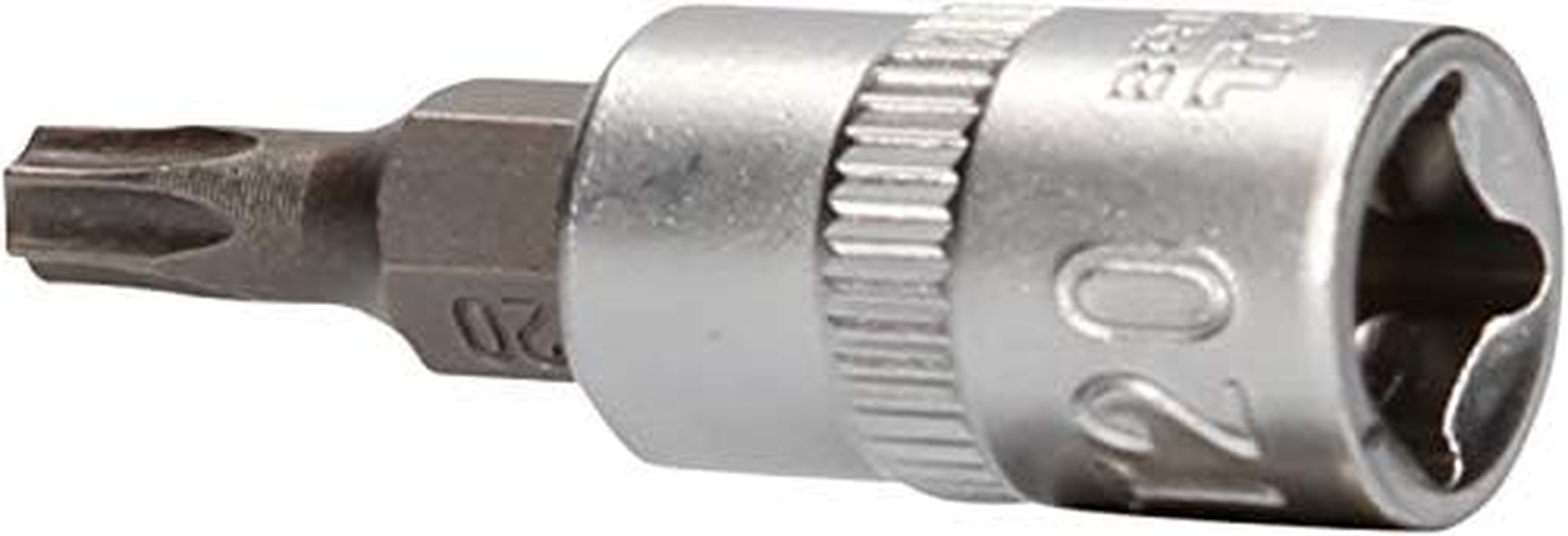 BRILLIANT TOOLS BT020973 1/4 Inch Torx Bit Socket, T20 [Powered by KS TOOLS]