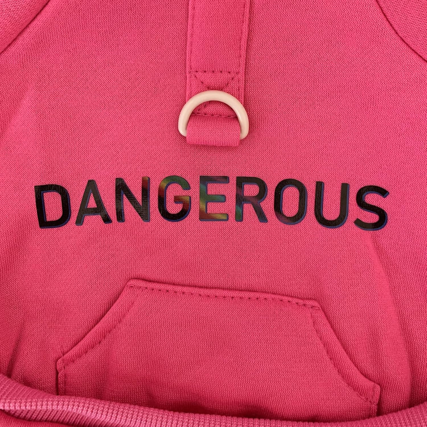 Izefia Dog Hoodie Clothes with Pocket 4 Legs Jumpsuit Fleece Sweater Winter Sweat Shirt Warm Cotton Hoodies for Small Dog Medium Large Cat Magenta S image number 4