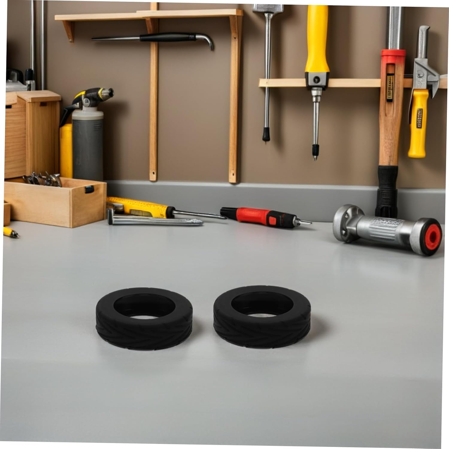 CATIEBYE 16Pcs Silicone Luggage Wheel Covers Soft Travel Suitcase Wheel Protectors Noiseless Spinner Caster Covers for Travel Luggage Accessories