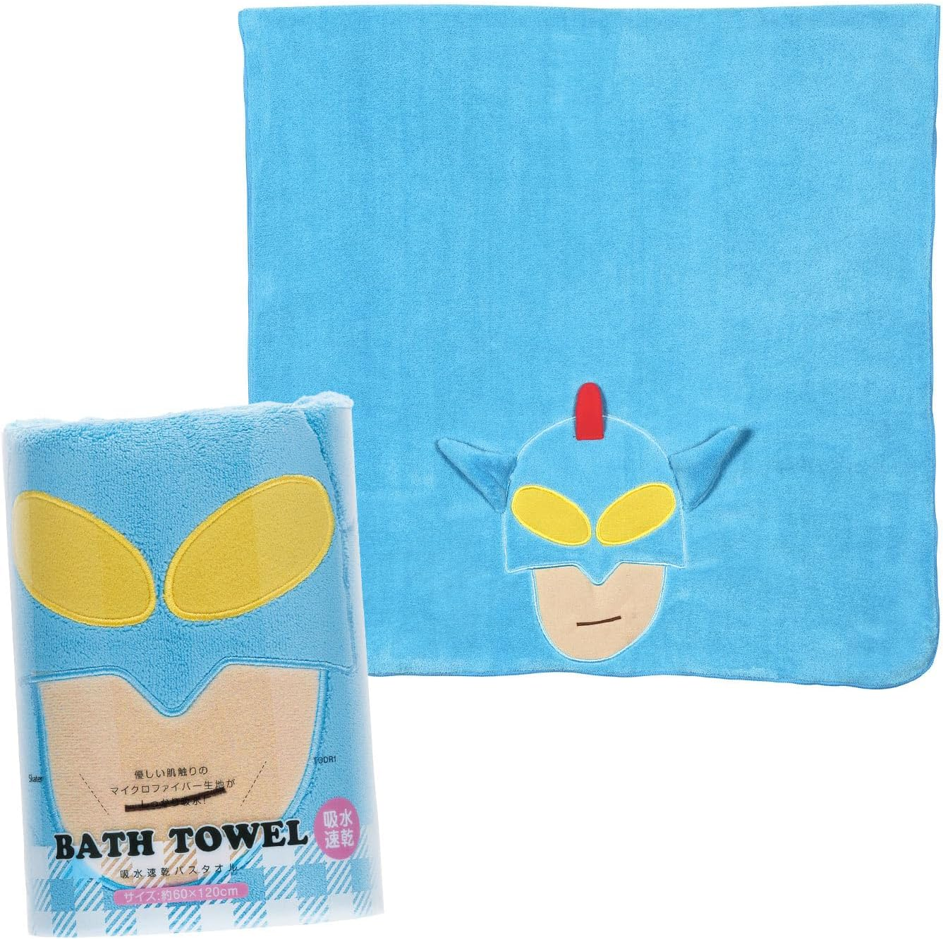Skater TOH1 Absorbent and Quick Drying Towel, Crayon Shin-Chan, Shin-Chan X Shiro, Microfiber Fabric