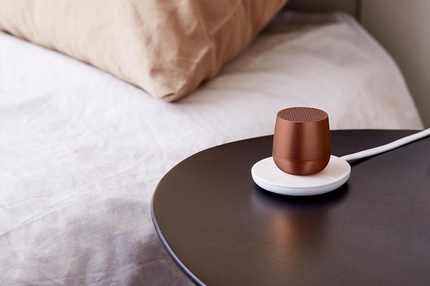 Lexon Mino + Portable Bluetooth Speaker, Bronze - Blue image number 2