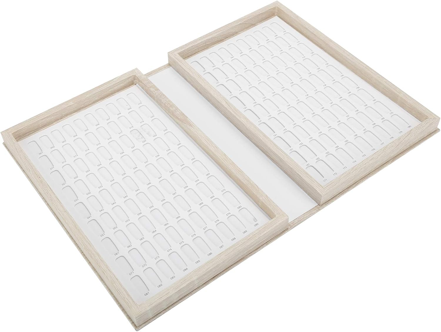 Nail Tip Display Book, Color Card Book, Nail Art Display Book, Easy to Carry Multifunctional for Manicure Store Salon Home Spa(Light Color) image number 3