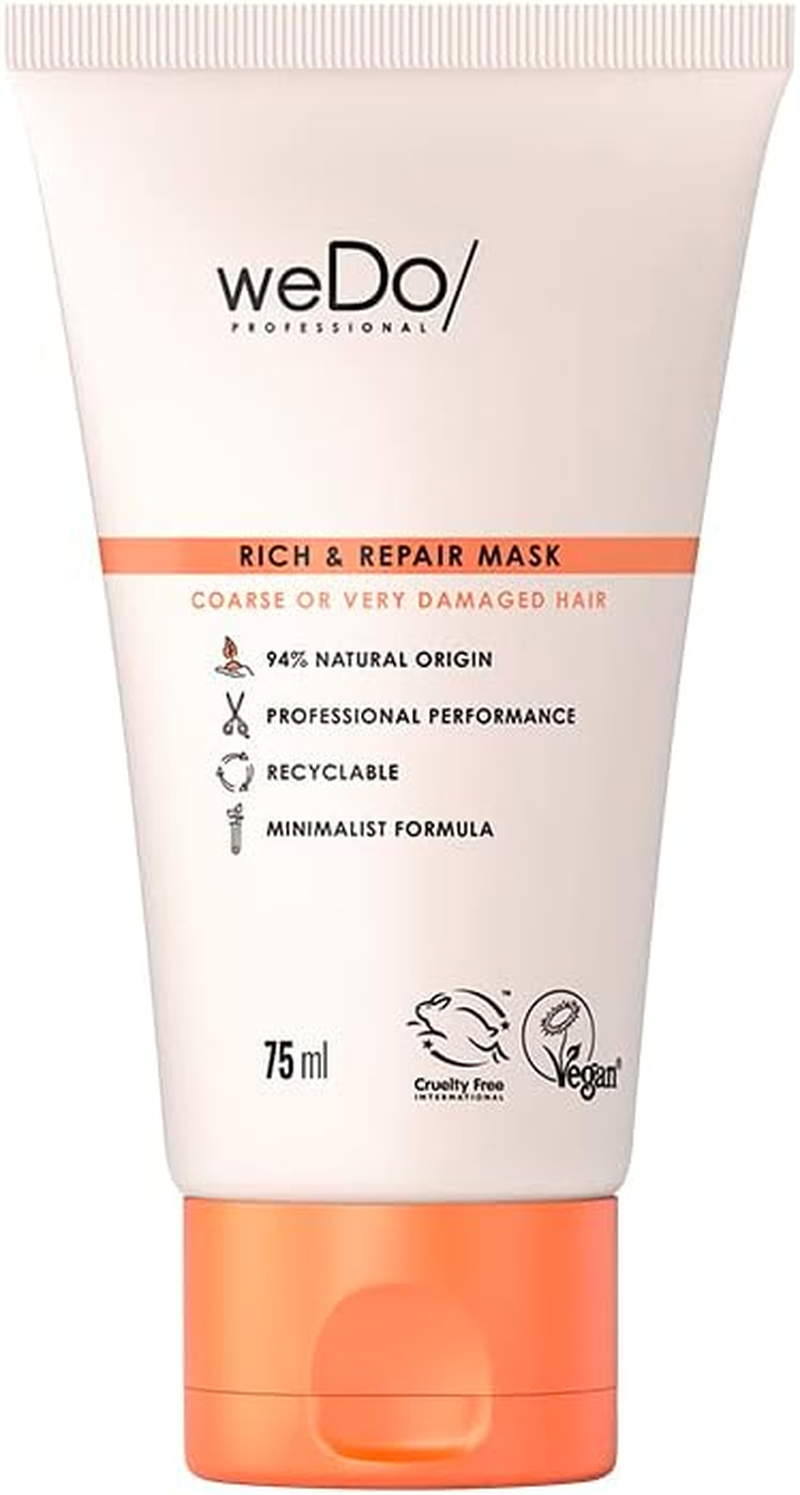 Wedo Professional Rich and Repair Natural Vegan Hair Mask for Damaged Hair 75 Ml image number 2