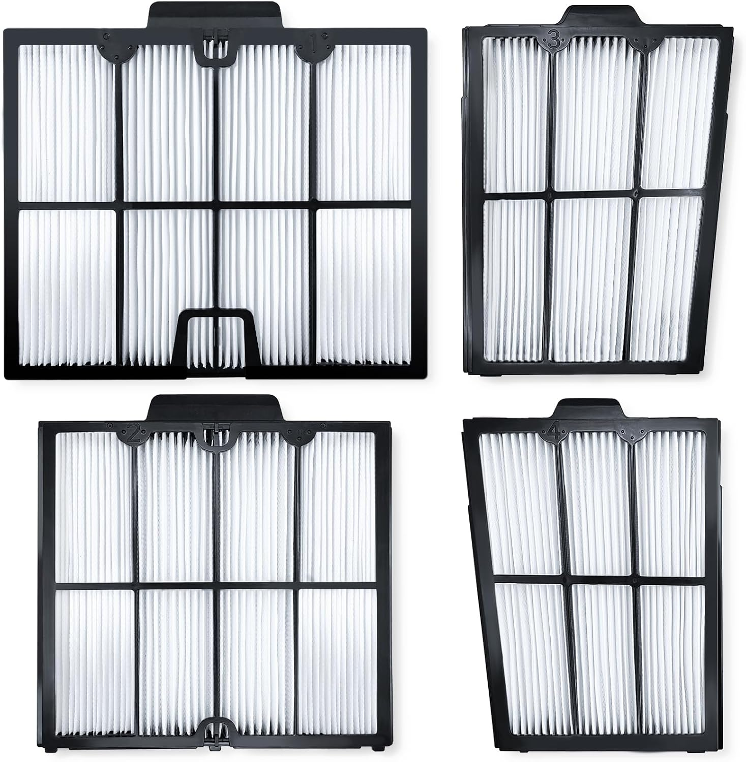 Ultra-Fine Filter Panels Compatible with Dolphin Robotic Pool Cleaners,Replace Part#9991467-R4,Pleated Cartridge Filter Replacement for Dolphin S200,Proteus Dx4,Active 20,Active 30,M600,S300I image number 2