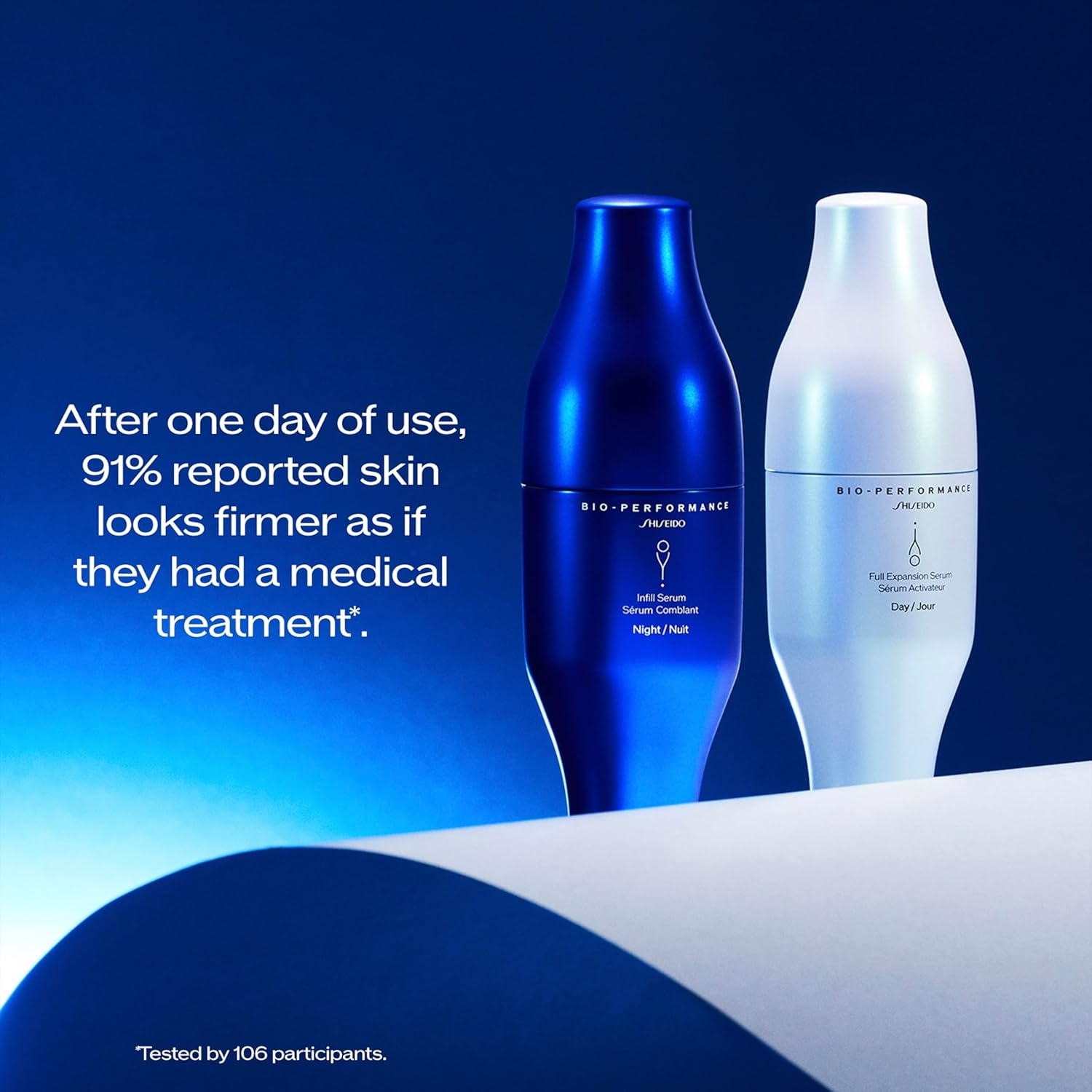 Bio-Performance Skin Filler Serun Day and Night by Shiseido for Women - 2 X 1 Oz Serum image number 2