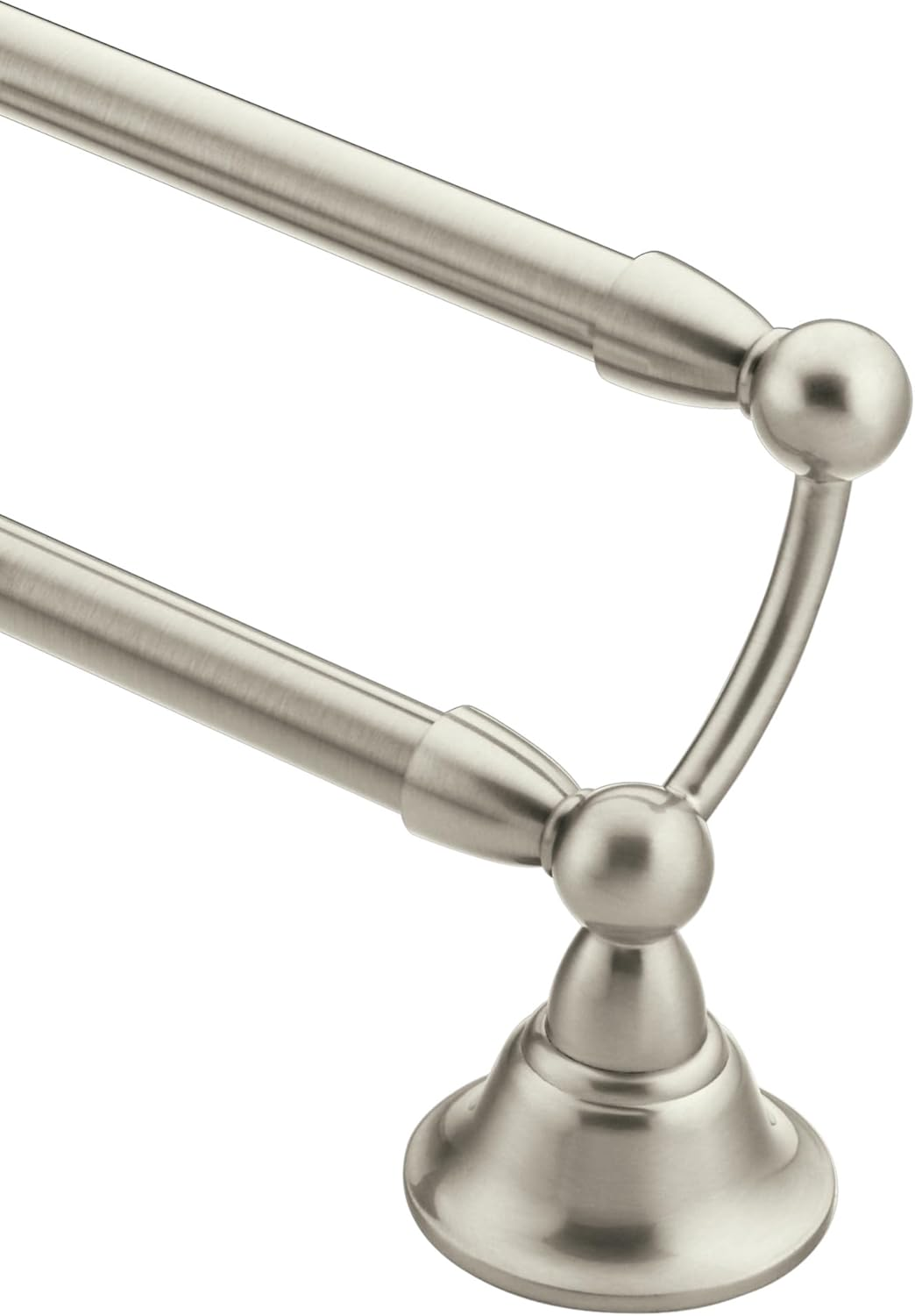 Moen DN6822BN Sage Collection 24-Inch Double Towel Bar, Spot Resist Brushed Nickel image number 4