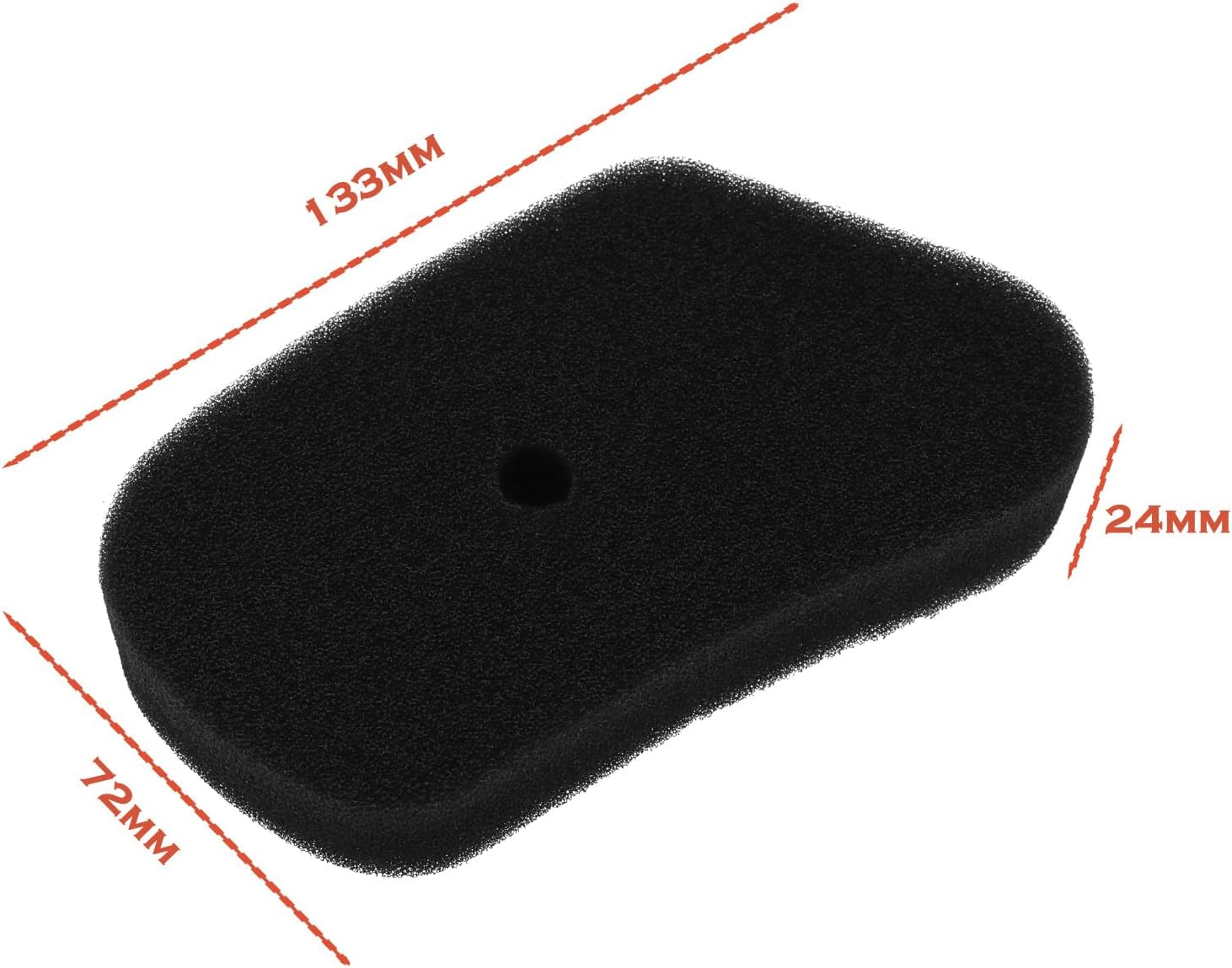 VGOL 2Pcs Lawnmower Air Filter Kit Compatible with Honda GV100 HR173 HRB423 HRB535 Filter Sponge+L7T Spark Plug 17211 ZG1 700 Lawnmower Replacement Parts image number 4