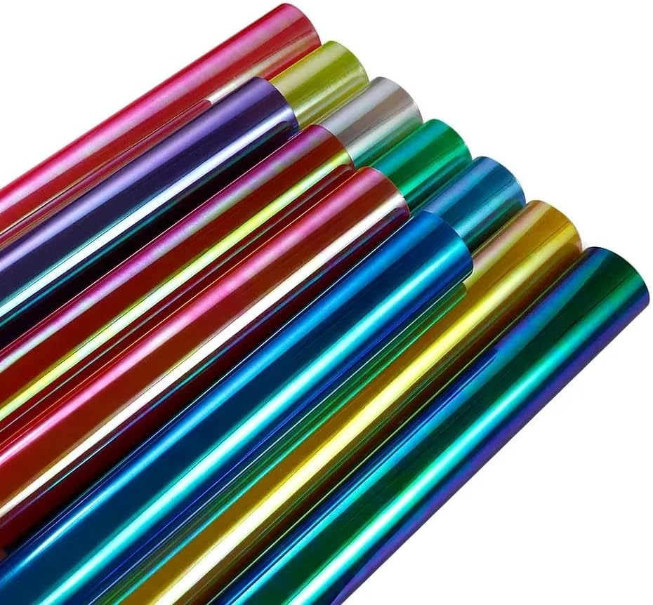 LZLRUN 12 by 48 Inches Self Adhesive Auto Car Tint Chrome Chameleon Headlight Taillight Fog Light Vinyl Smoke Film Sheet Sticker Cover (Chameleon Yellow) image number 2