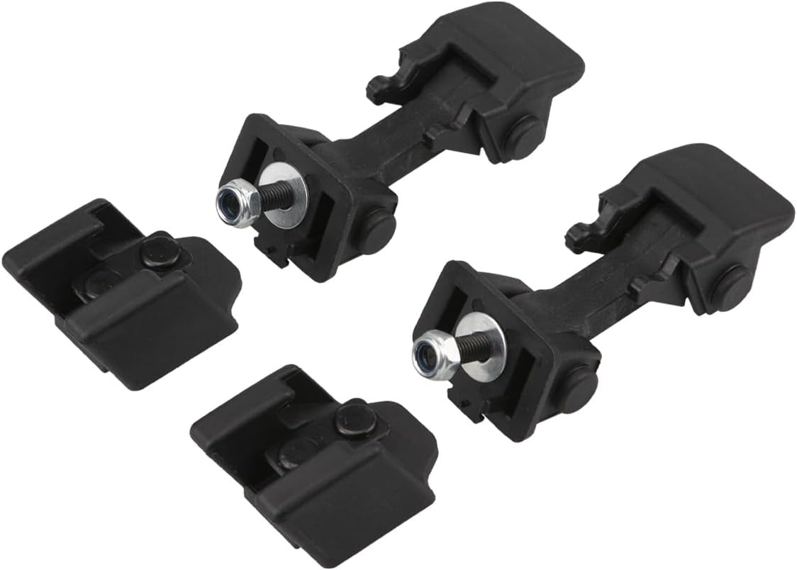 RLB-HILON Hood Latch Compatible with Jeep Wrangler TJ 1997 1998 1999 2000 2001 2002 2003 2004 2005 2006 Year, 1 Pair Hood Latches with Bracket image number 4