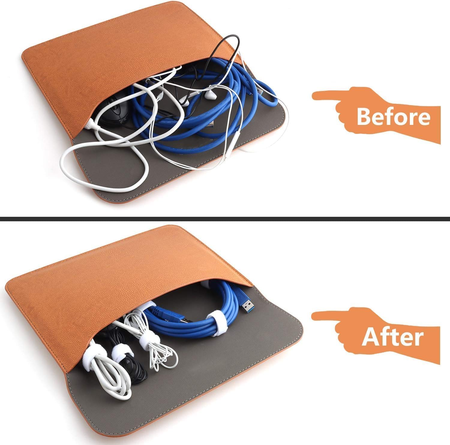 Cable Ties, WADY 100 Pcs Reusable Cable Ties, Adjustable Strap Wire Management, Premium Quality Cable Management Straps for Electrical Cable & Wire Organizer (White, 200Mm X 12Mm) image number 6