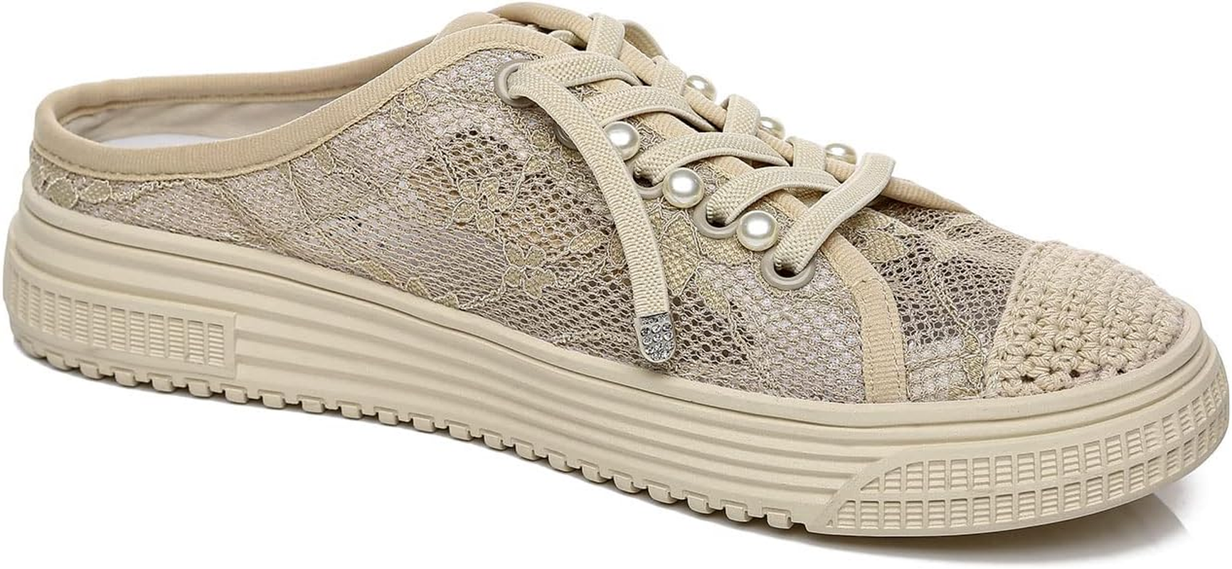 Tarramarra Women Sneakers Slides Crochet Detailing Nonslip Platform Shoe Julissa image number 1