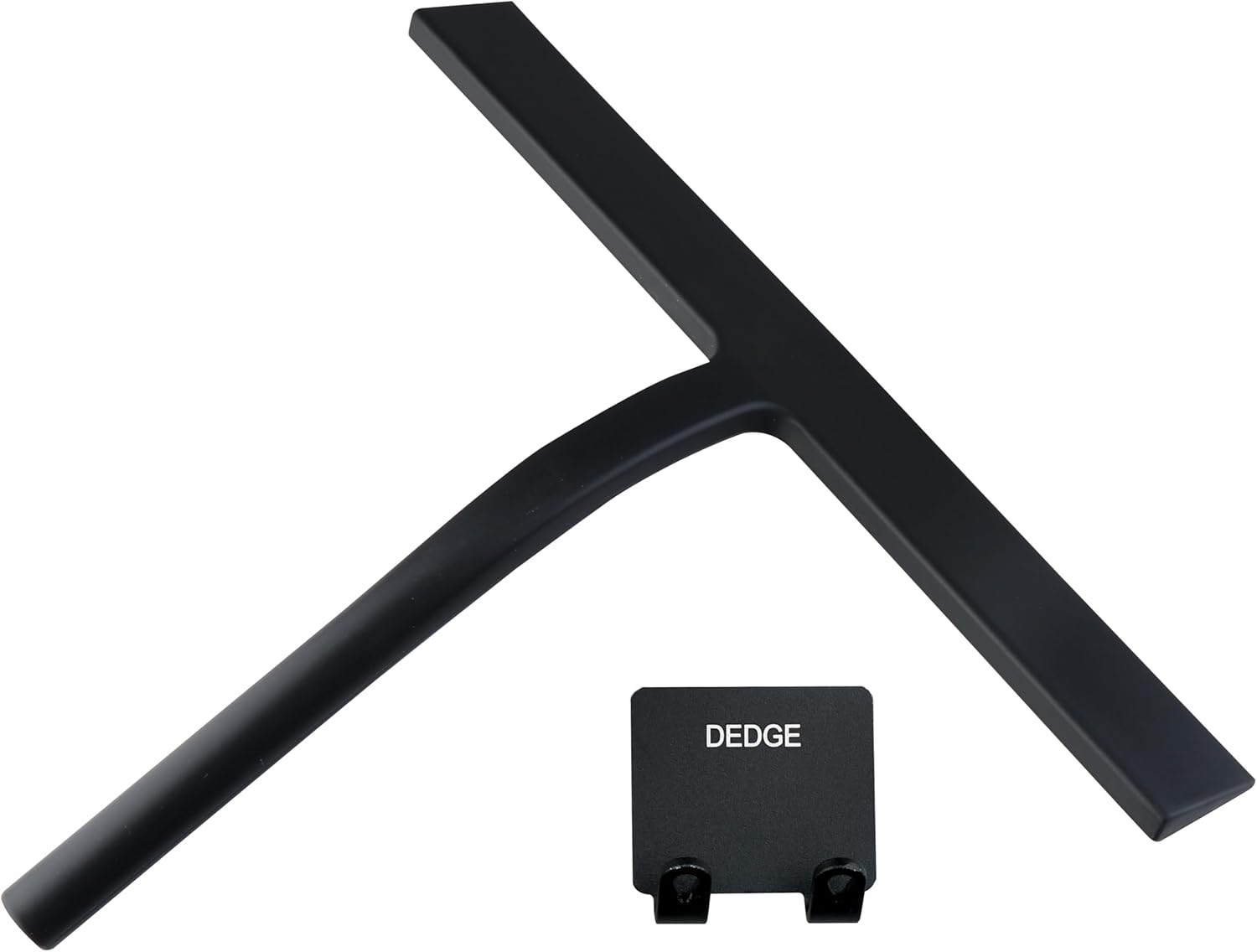 DEDGE Shower Squeegee for Shower Doors with 1 Hooks All-Purpose Glass Squeegee for Bathroom, Shower Doors, Car Windows,Black 11 Inches image number 5