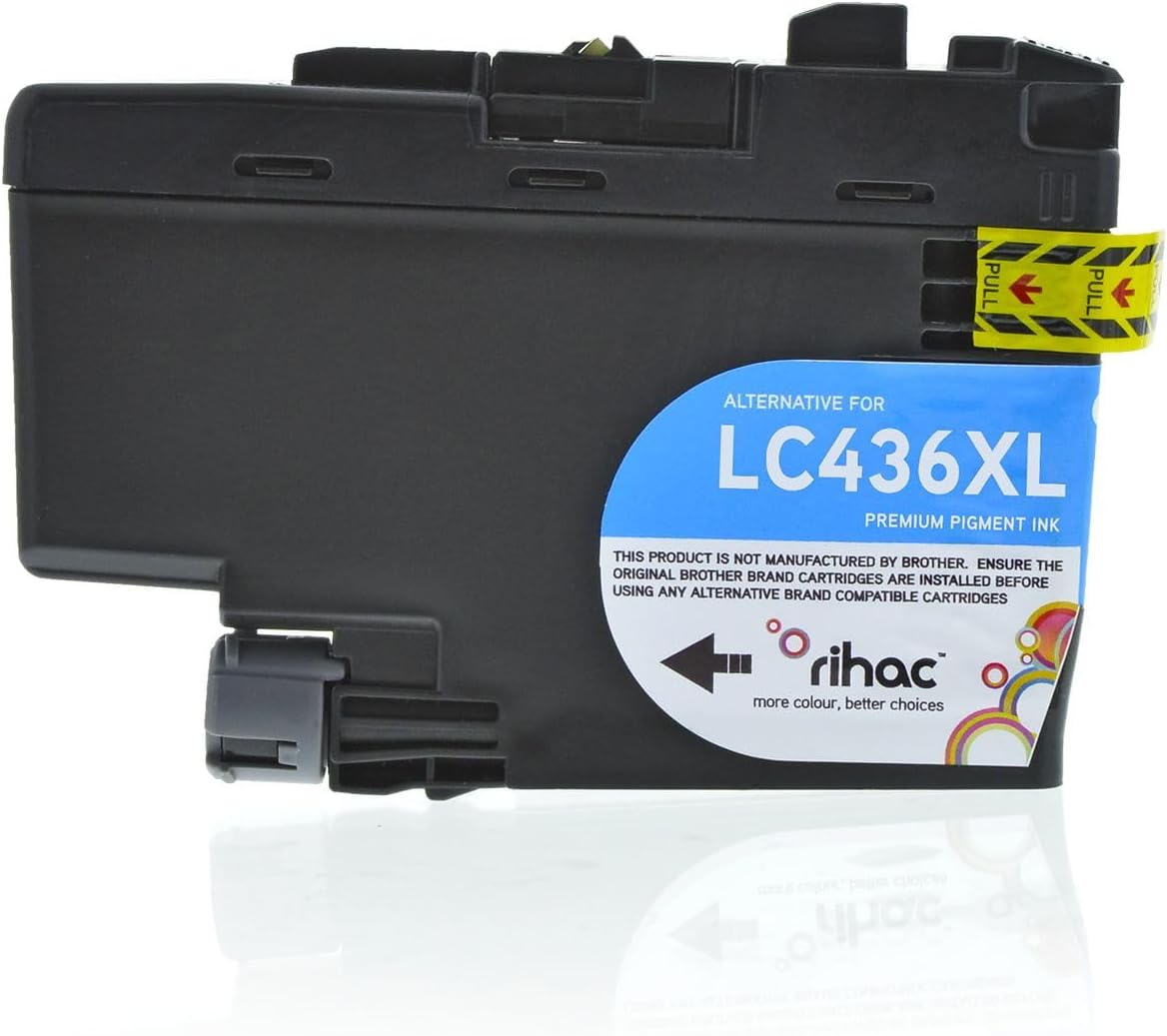 LC436XL Compatible High Yeild (6000BK/5000C,M,Y Page) Ink Cartridge Set for Brother Printers (LC-436XLBK LC-436XLC LC-436XLM LC-436XLY) MFC-J4340DW MFC-J4440DW MFC-J4540DW MFC-J5855DW + More image number 5