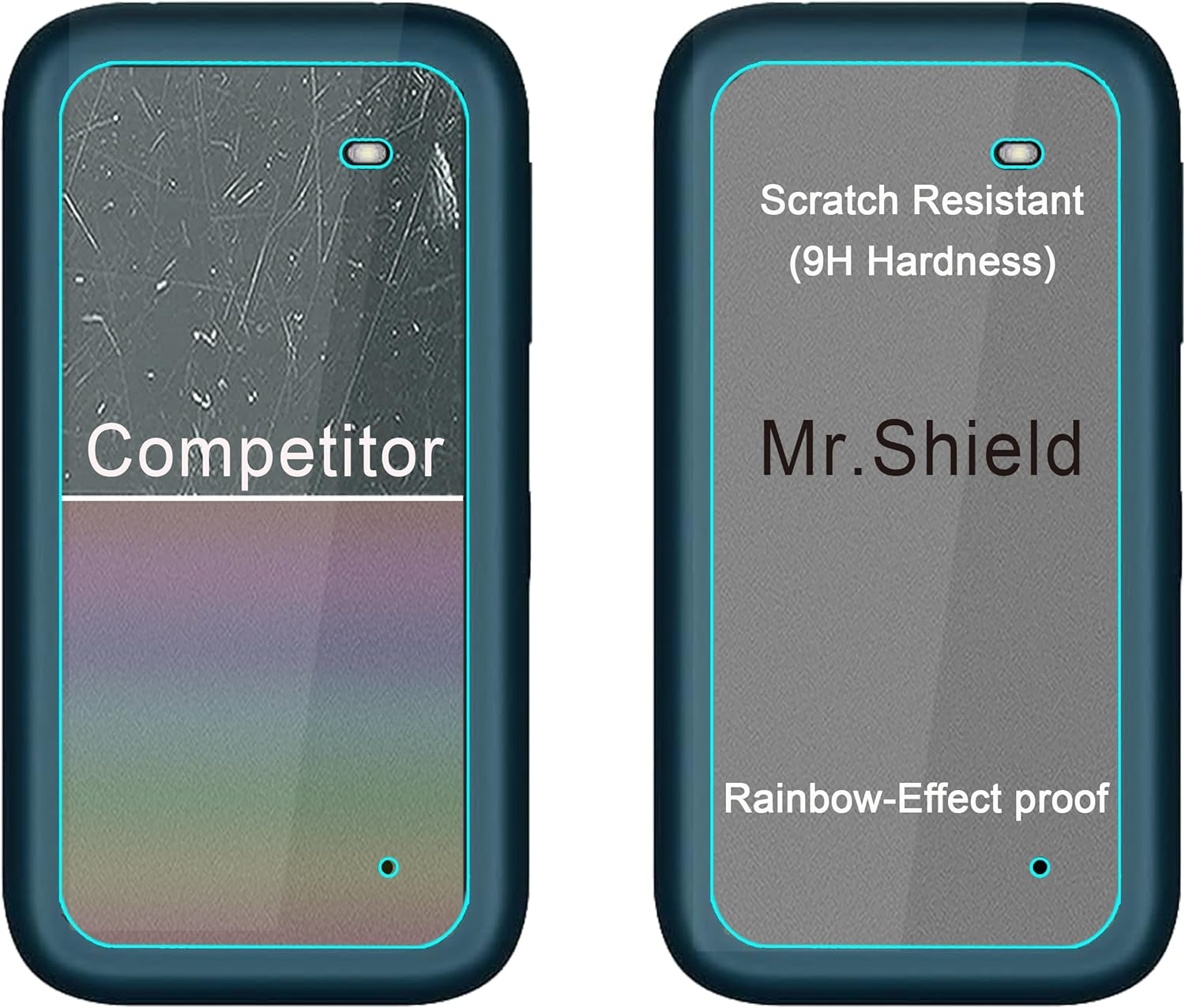 Mr.Shield Screen Protector Compatible with Nokia 2780 Flip / 2760 Flip [Tempered Glass] [3-Pack] [Japan Glass with 9H Hardness] image number 4