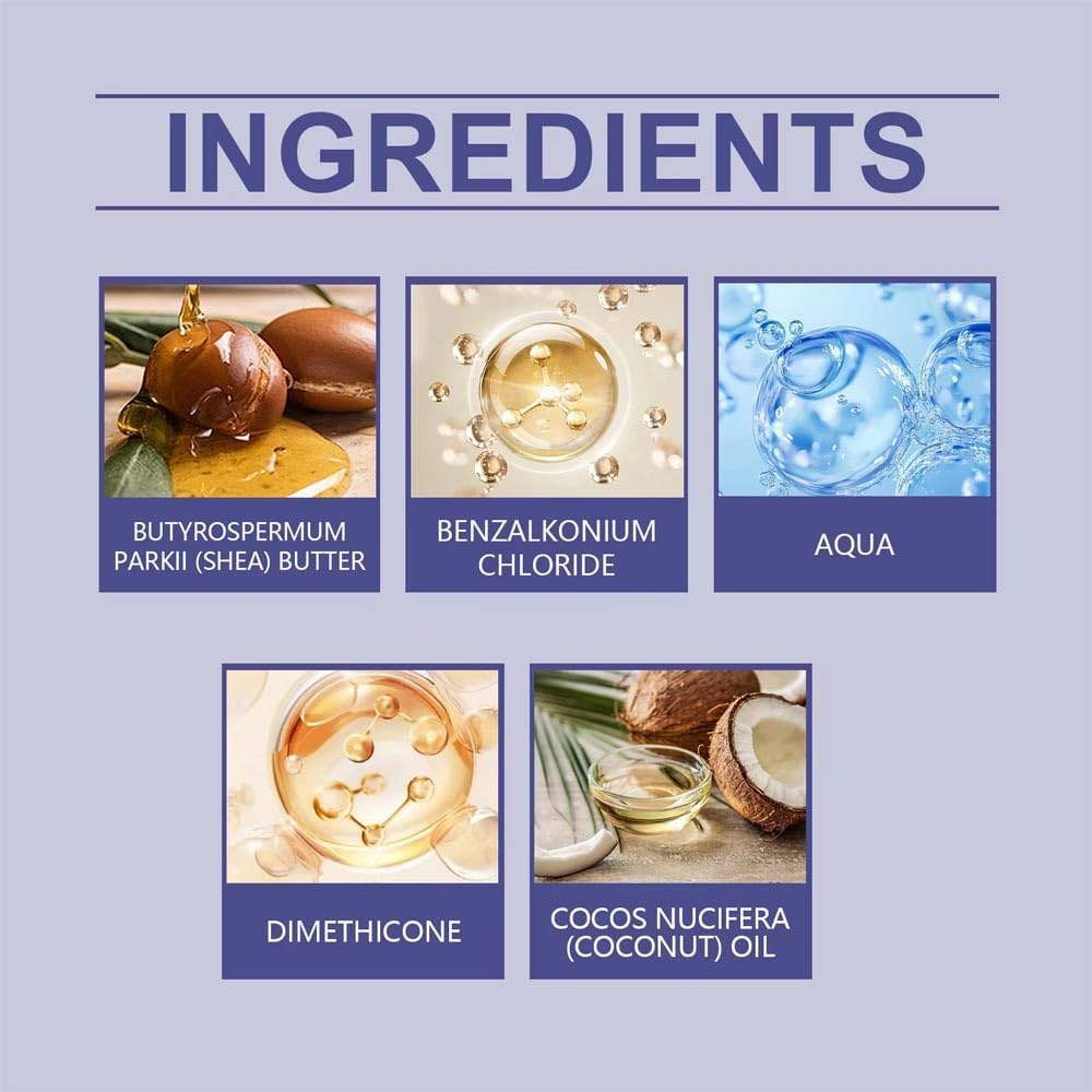 ANREPA 2 Pcs Hair Growth Oil Blend, Deep Repair Hair Mask, Repairs Dry Damaged Hair, Promotes Hair Growth, Unisex Adults, Earthy Scent, Beige image number 6