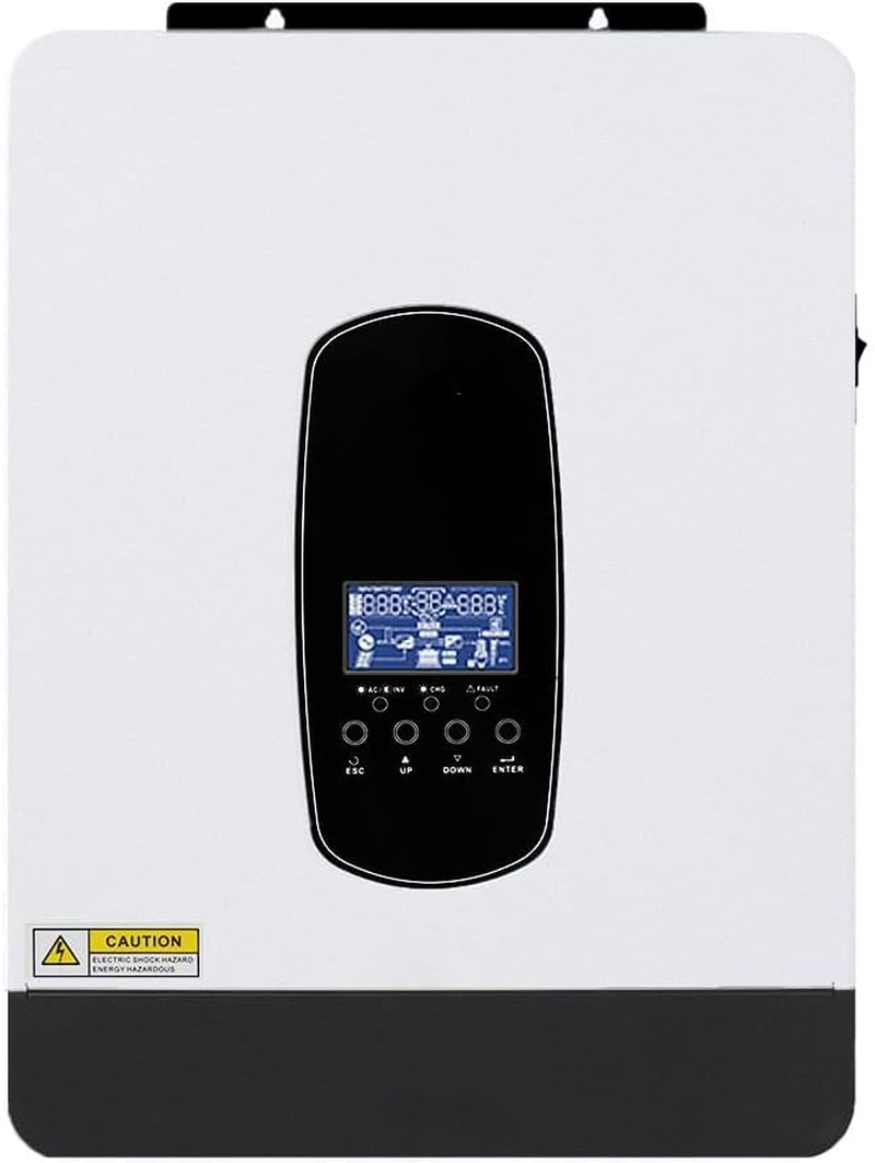 Y&H 3200W Solar Hybrid Inverter DC24V to AC230V, Off-Grid Pure Sine Wave Inverter with 80A MPPT Solar Charger + AC Charger,Max PV 3000W DC55-450V Input,Fit for 24V Lead-Acid/Lithium Battery image number 2