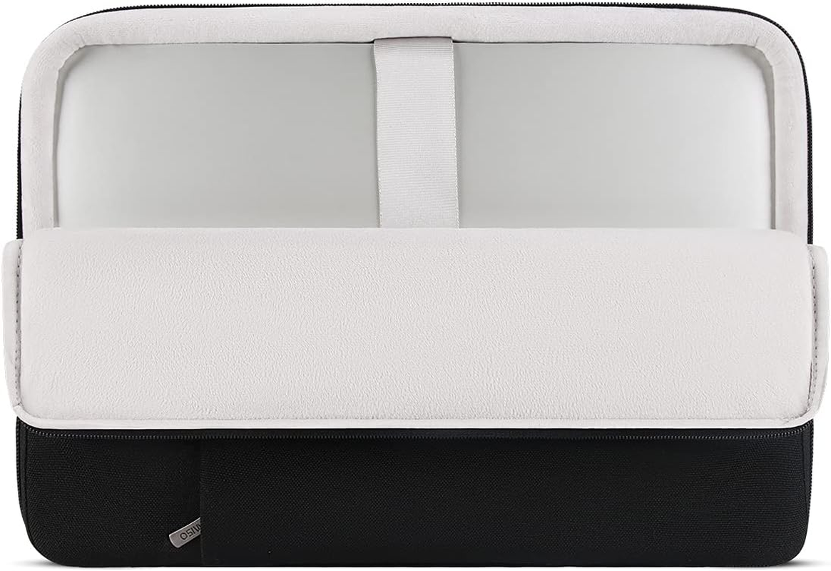 DOMISO 16 Inch Laptop Sleeve Case Water Resistant Shockproof Protective Computer Bag for 16" Dell/Hp Pavilion Envy/Thinkpad Ideapad/Asus Vivobook,Black image number 2