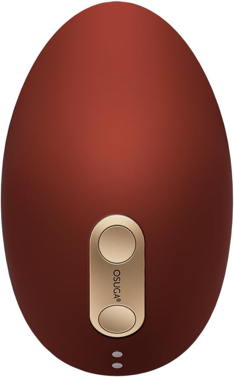 OSUGA Kiss Clitoral Tapping Vibrator Adult Sex Toys for Women, Clitoral Nipple Vibrators with 6 Intensities & 10 Patterns, Flapping Vibrating Stimulator Adult Toy for Female Men Pleasure (Red) - White image number 2