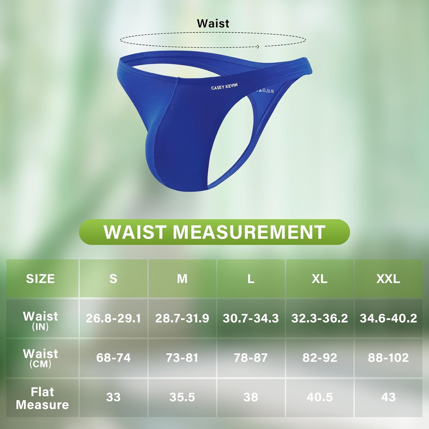 Casey Kevin Men'S Thong Underwear Breathable G-String Lightweight T-Back Sexy Bikini CK4073 1Pcs image number 5