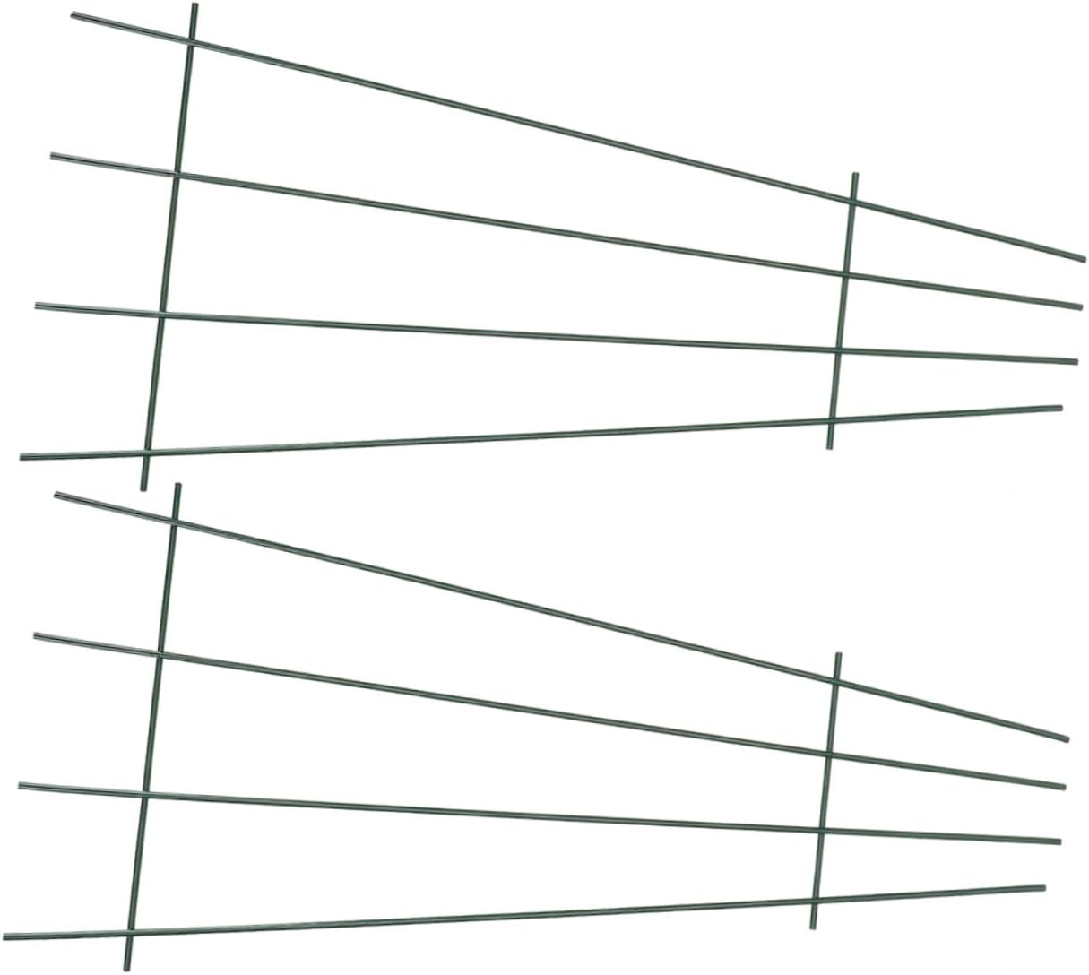 MERRYHAPY 2Pcs Sturdy Iron Garden Pergola Trellis Plant Stake Support for Indoor Outdoor Use