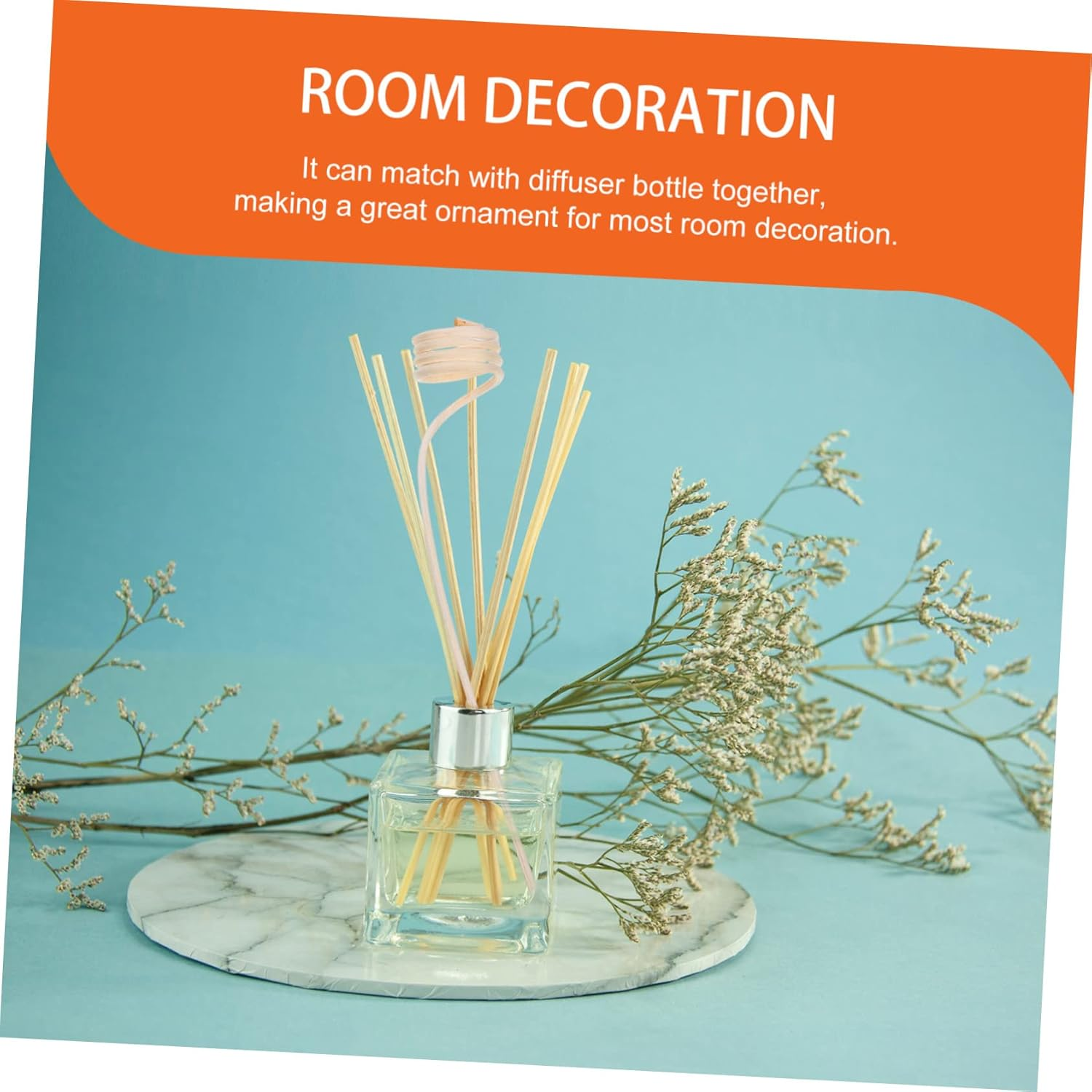 20Pcs Replaceable Aroma Diffuser Sticks Rattan Essential Oil Reed Diffuser Sticks for Home Fragrance Wedding Aromatherapy Household Use image number 3