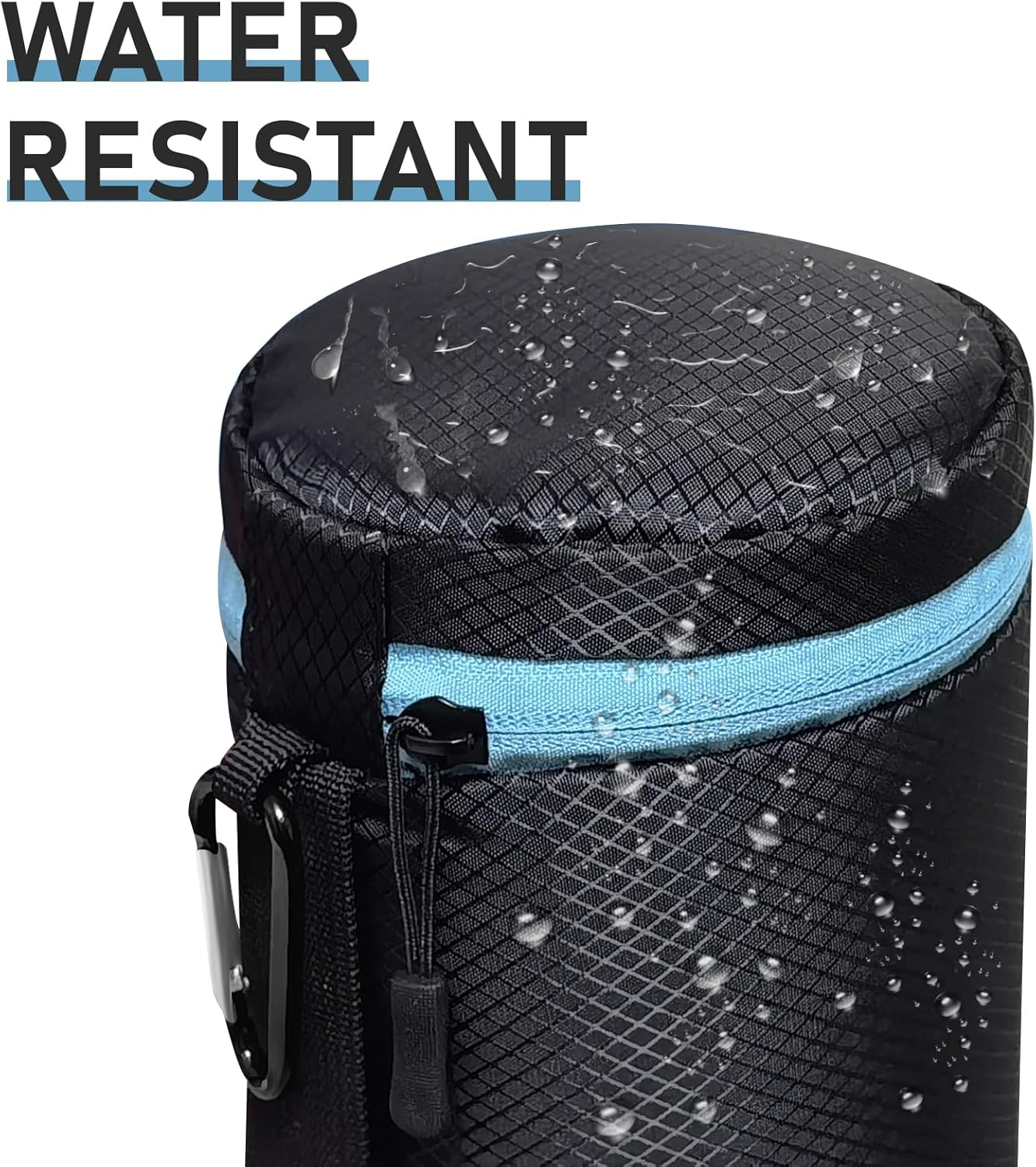 Lightdow Lens Pouches (Set of 4) S M L XL Lens Case 5Mm Thick Soft Waterproof and Shockproof Portable Protective Lens Case for Canon Nikon Sony Olympus Camera DSLR Lens Mirrorless Camera Lens Bag image number 6