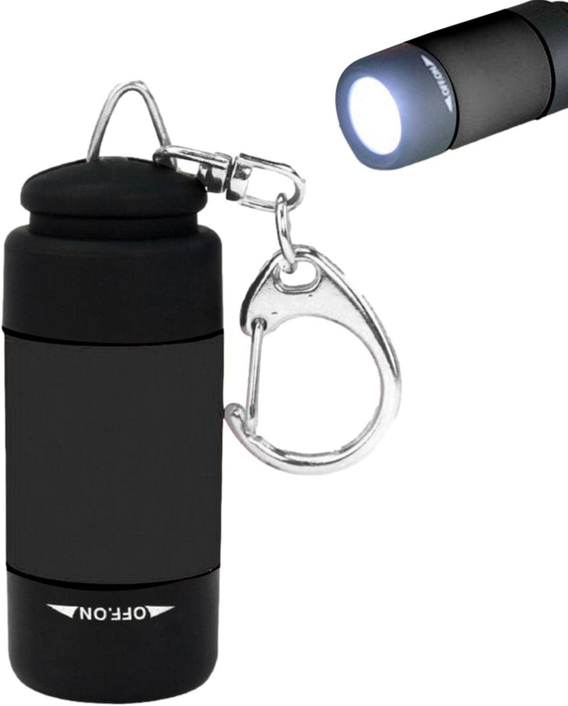 Pocket Flashlight - High Flashlight,Small Waterproof Flashlights Keychain Flash Light for Tight Spaces, Inspection, Camping, Outdoor.