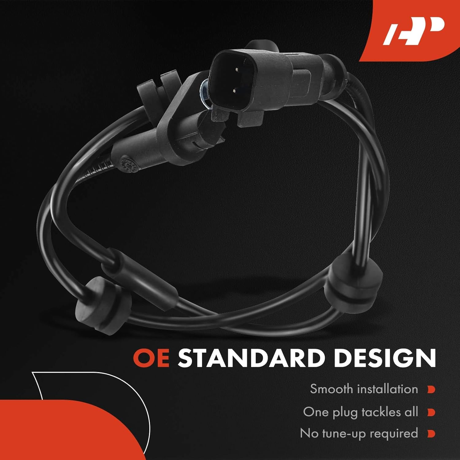 A-Premium Rear Left or Right ABS Wheel Speed Sensor - Compatible with Ford Models - Fiesta 2011 2012 2013 - Rear Driver or Passenger Side, Replaces BE8Z-2C190-A, AE8Z-2C190-A image number 3