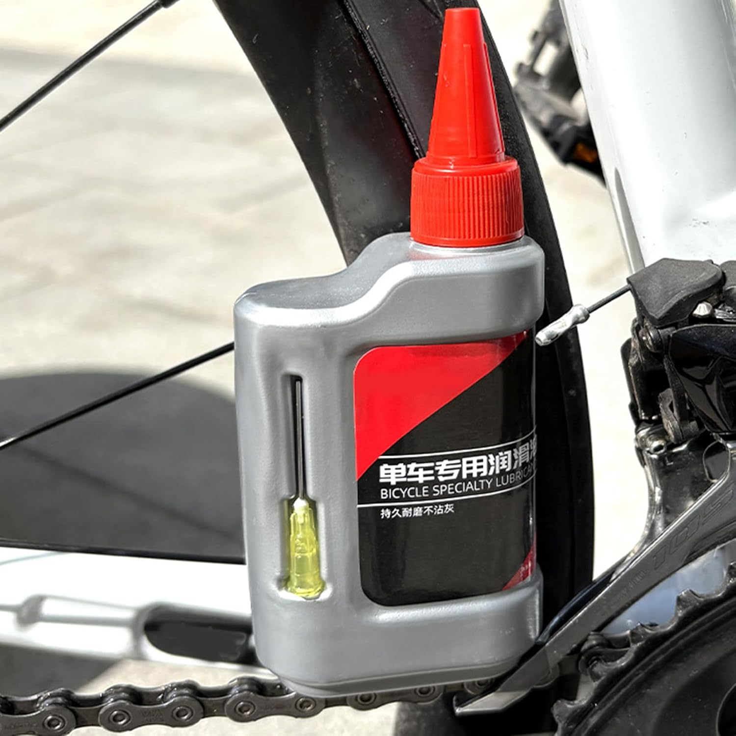 Cycling Chain Oil - 100 Ml Bikes Chain Lube - Long-Lasting Oil for Bicycles Maintenance Accessories Mountain Cycling Dirt Biking Garage image number 2