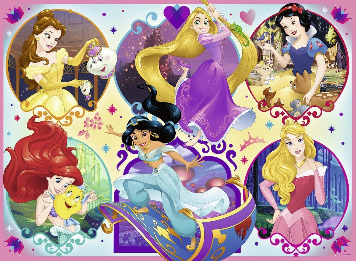 Ravensburger - Disney Princess 2 Puzzle 100 Piece Jigsaw for Kids, Fun and Colorful Disney-Themed Puzzle image number 4