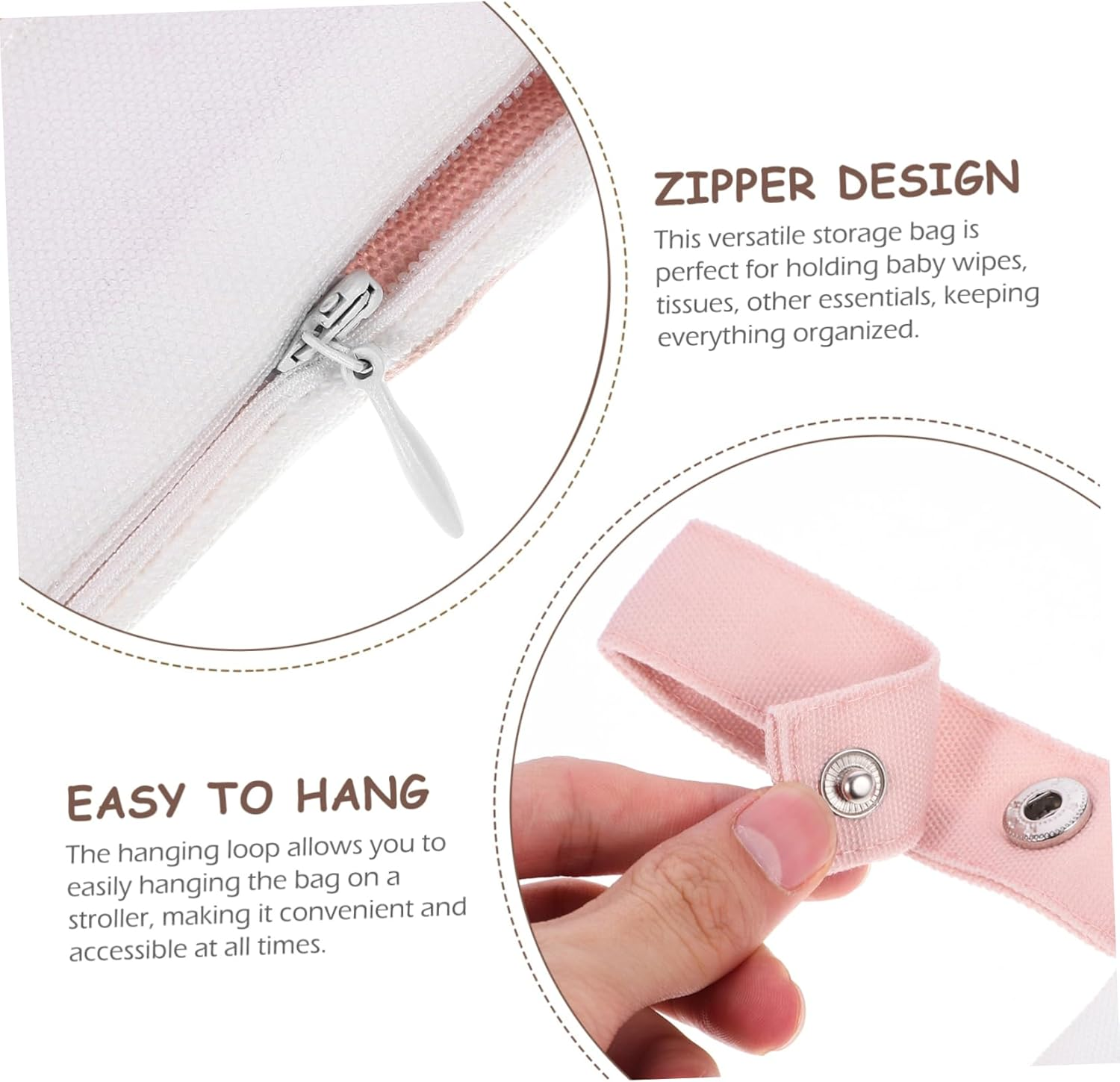 Cartoon Pattern Wet Tissue Bag Portable Wipes Container Wipes Dispenser image number 4