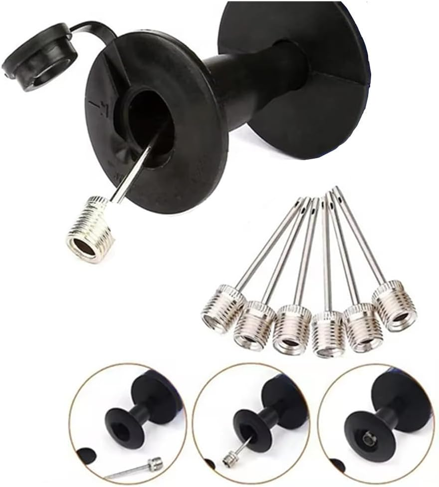 Sports Ball Pump,Portable Air Pump,Portable Air Pump,Ball Pump Inflator Kit with Needle,Nozzle,Extension Hose for Exercise Sport Balls - Football & Soccer,Basketball,Volleyball Pump,Swim Inflatables image number 3