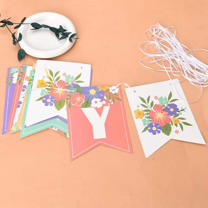 Happy Mothers Day Sign Banner Decorations for Mother Day Party Supplies Backdrop Indoor Outdoor Decor Props Happy Mother Day Floral Sign Streamer Love Show Decoration Mothers Day Gifts Ideas