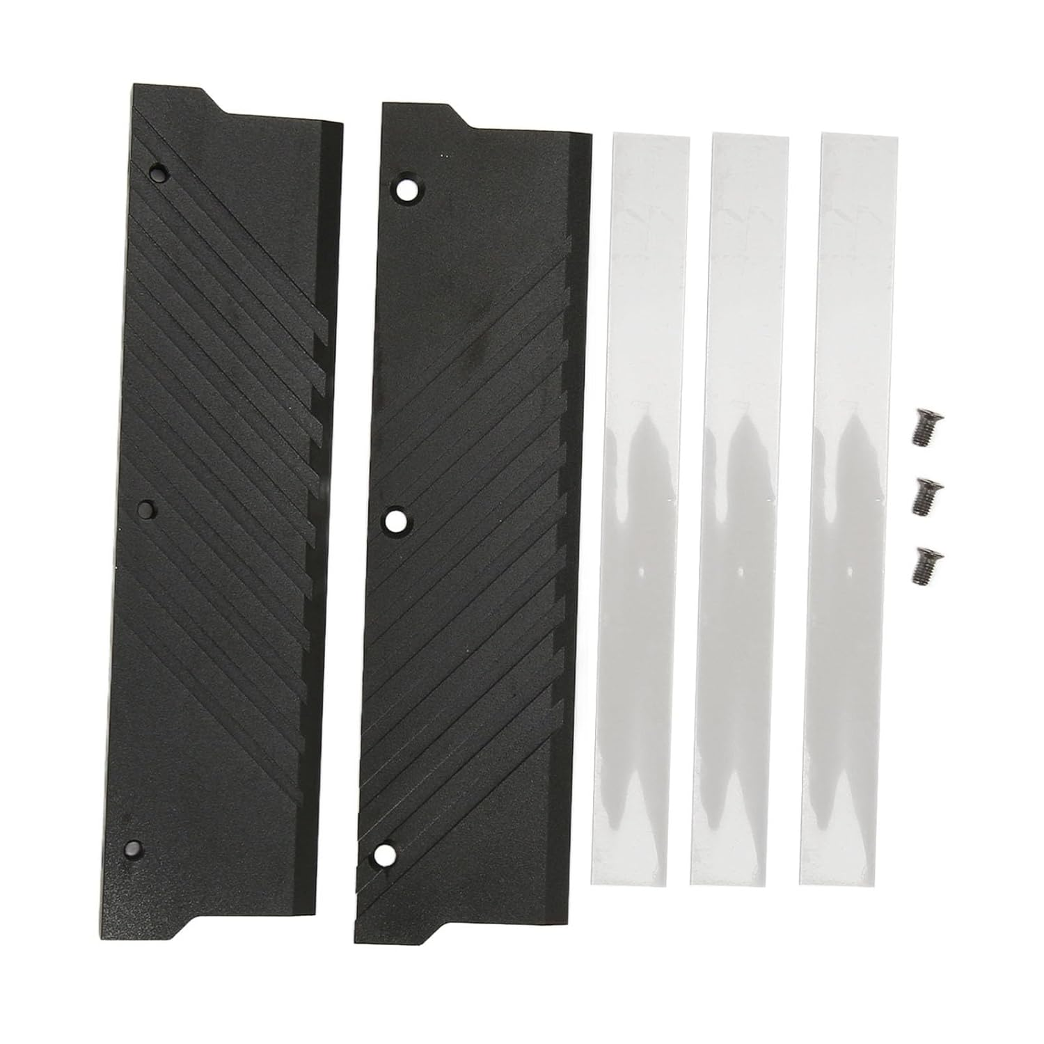 Pomya Memory RAM Cooler, Improve Performance Memory Cooling Heatsink Professional Aluminum Alloy for DDR5 Module (Black) image number 3