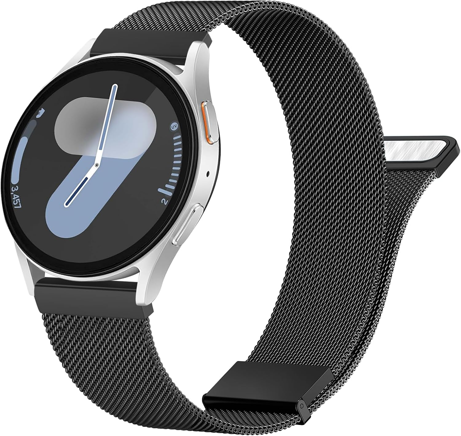 Metal Bands for Samsung Galaxy Watch 7 6 5 4 40Mm 44Mm Band, Galaxy Watch 5 Pro 45Mm, Galaxy Watch 6 Classic 47Mm 43Mm, 4 Classic 46Mm 42Mm, Active 2, 20Mm Stainless Steel Mesh Strap for Women Men