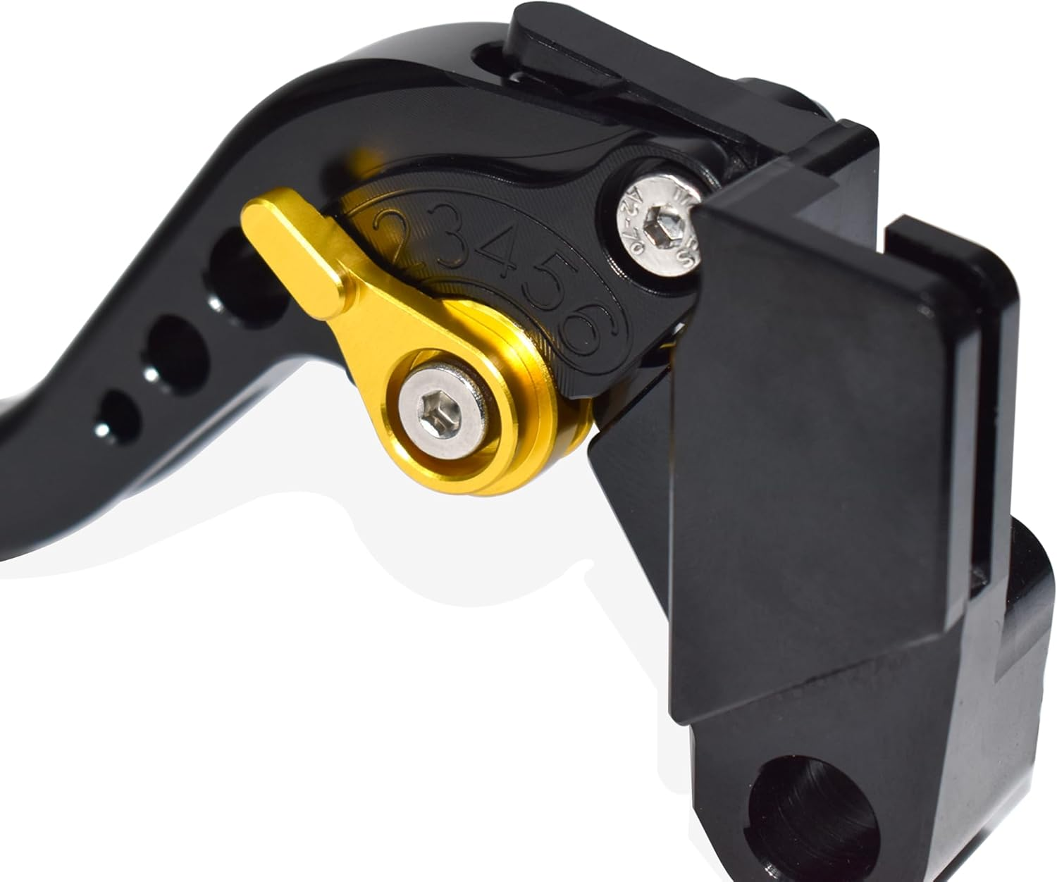 MTCRIGHTER Short Brake Lever Clutch Lever Compatible with Honda Scrambler SCL500 CL250 CL300 CL500 CL Street 2023-2024, CNC Aluminum Alloy Made (Black) - Blue image number 4